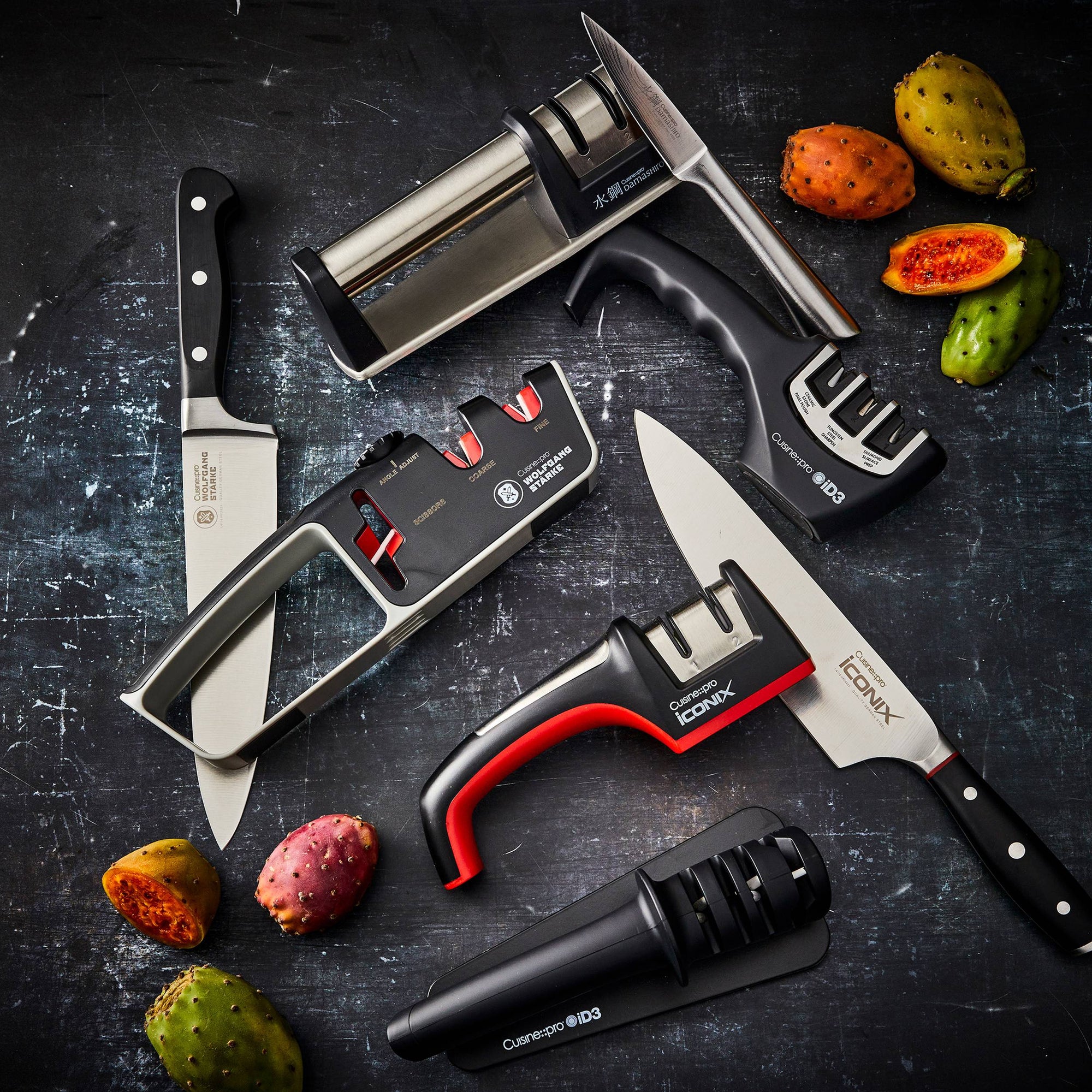 Cuisine::pro® iconiX® Diamond 2-Step Knife Sharpener