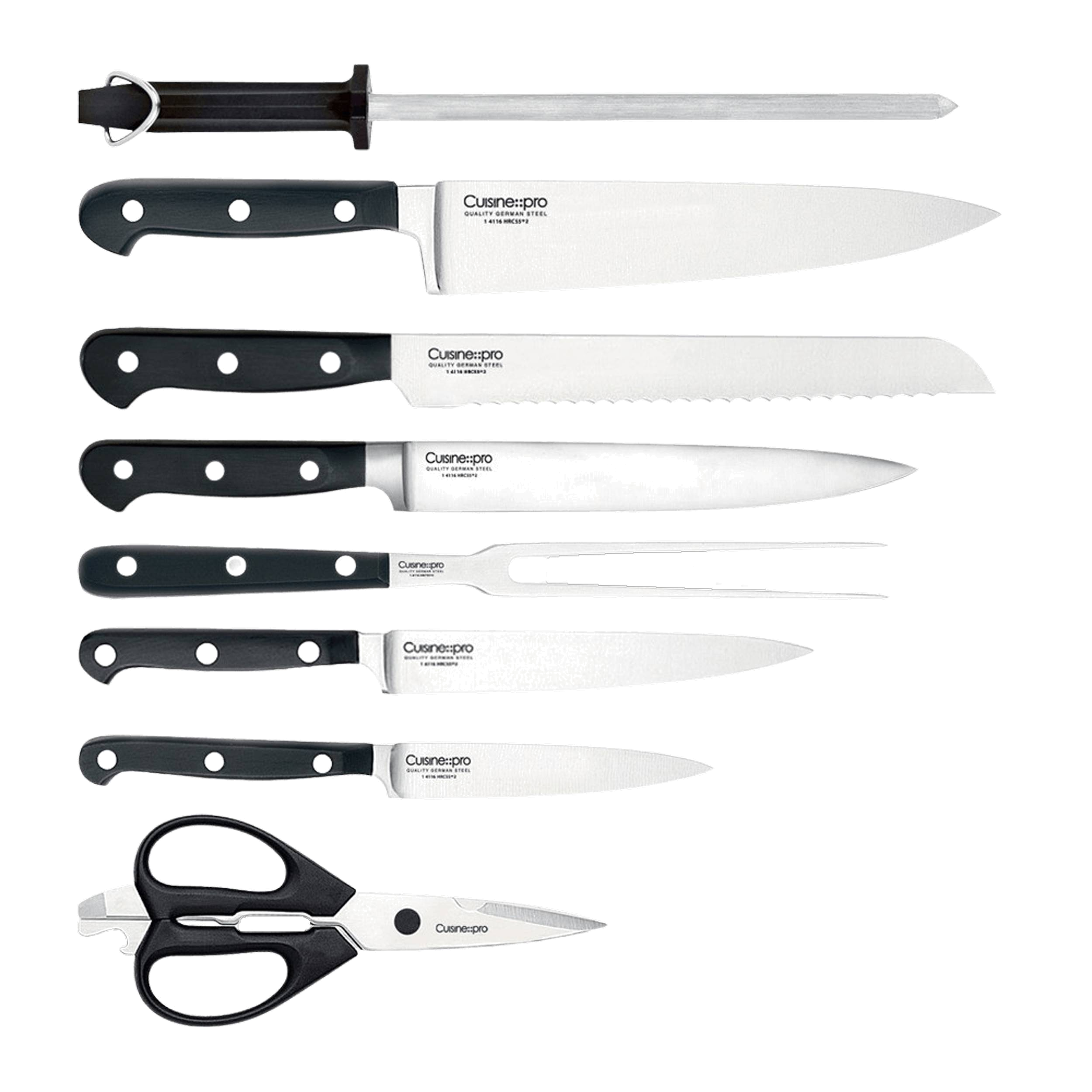 Cuisine::pro® SABRE™ 9-Piece Knife Block