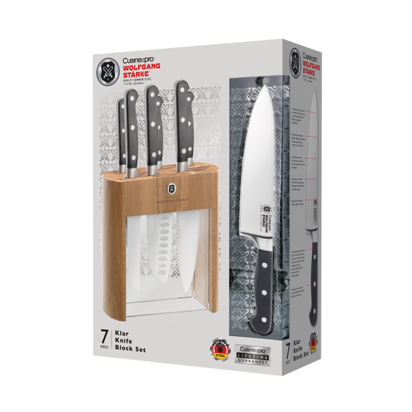 Cuisine::pro® WOLFGANG STARKE™ Klar 7 Piece Knife Block – The