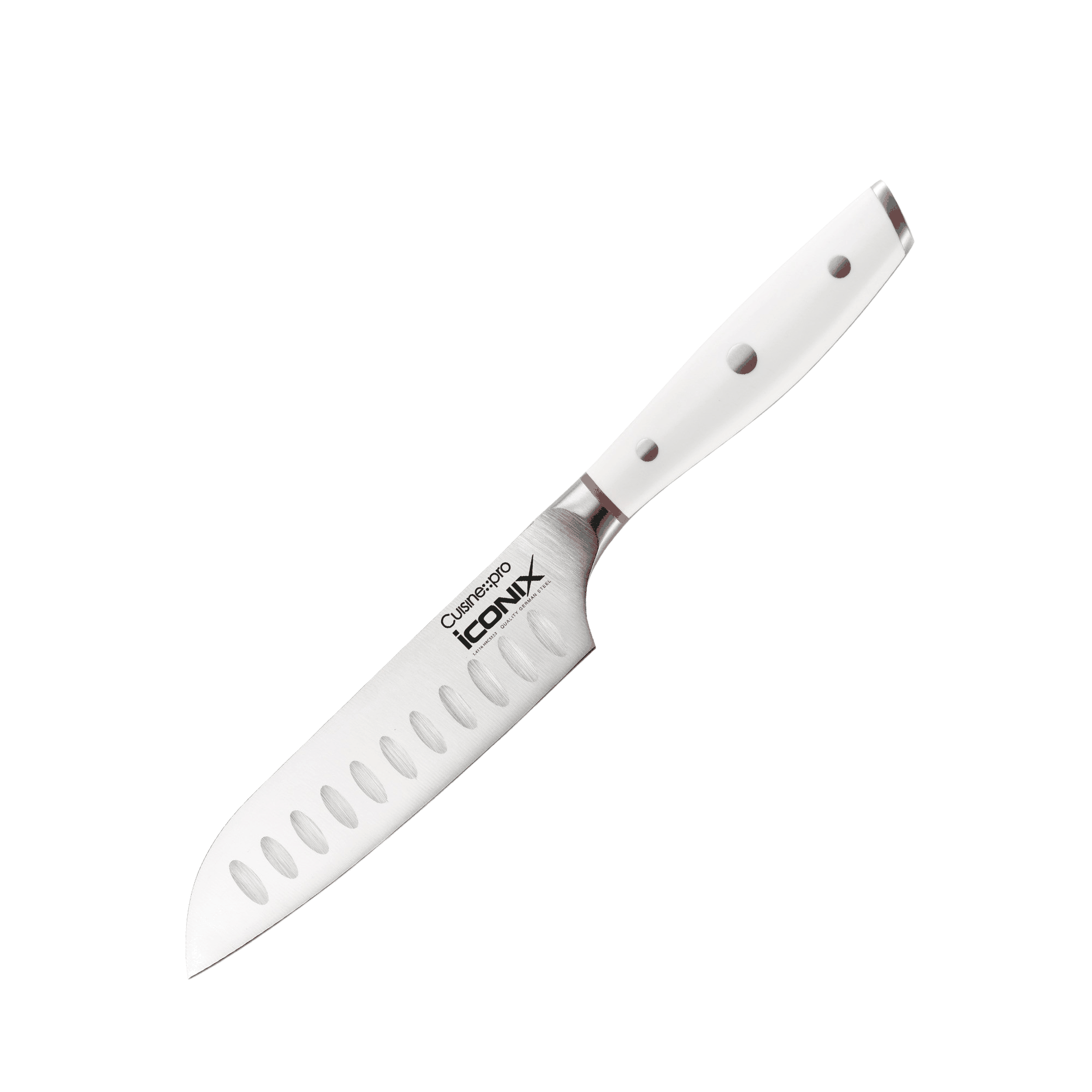 Couteau santoku Blanc 13 cm iconiX®Cuisine::pro®