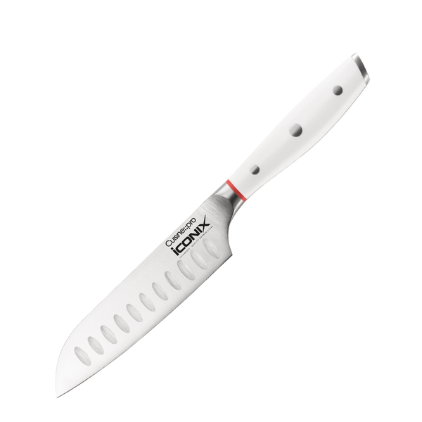 Couteau santoku Blanc 13 cm iconiX®Cuisine::pro®