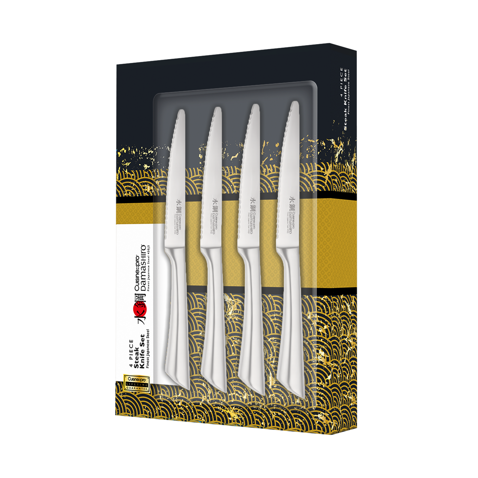 Cuisine::pro® Damashiro® 4-Piece Steak Knife Set