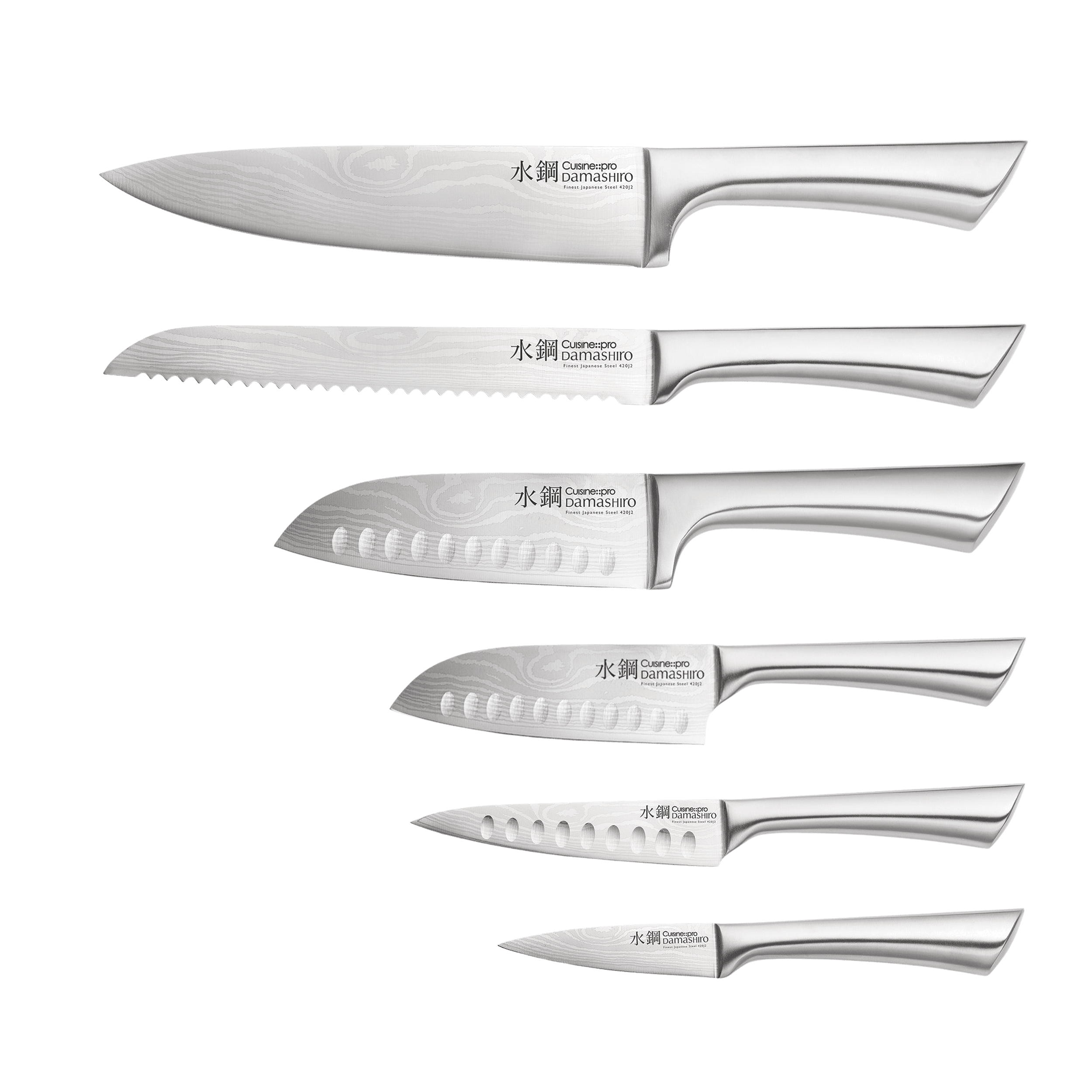 Cuisine::pro® Damashiro® Kinzoku 7-Piece Knife Block