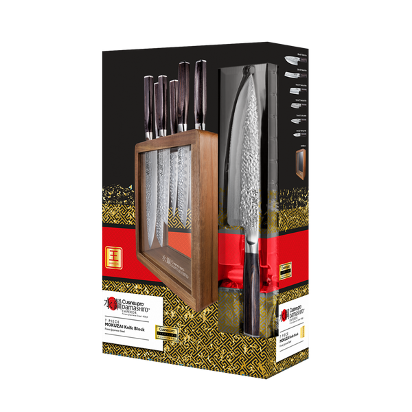 Elevate Your Kitchen with Damashiro® Emperor 7pc Knife Set – The
