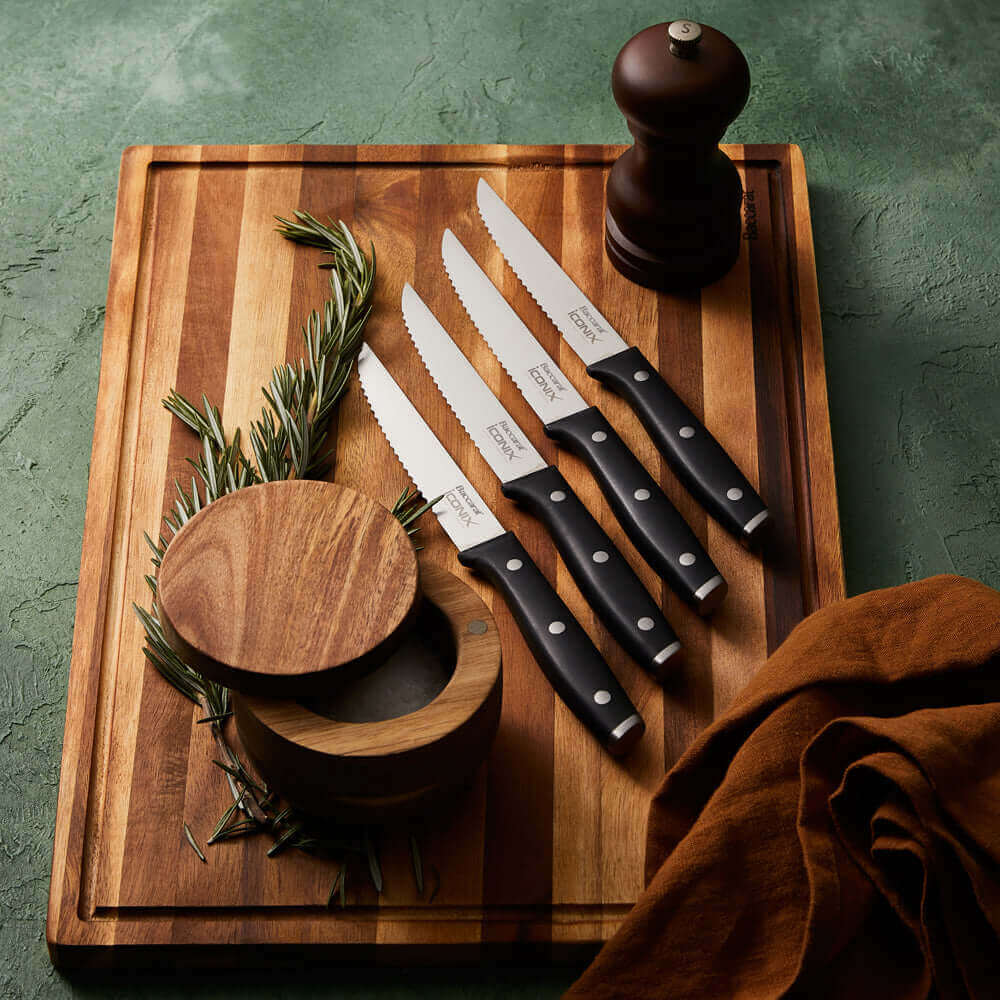 Cuisine::pro® iconiX® 4 Piece Steak Knife Set 12.5cm 5in-1034459