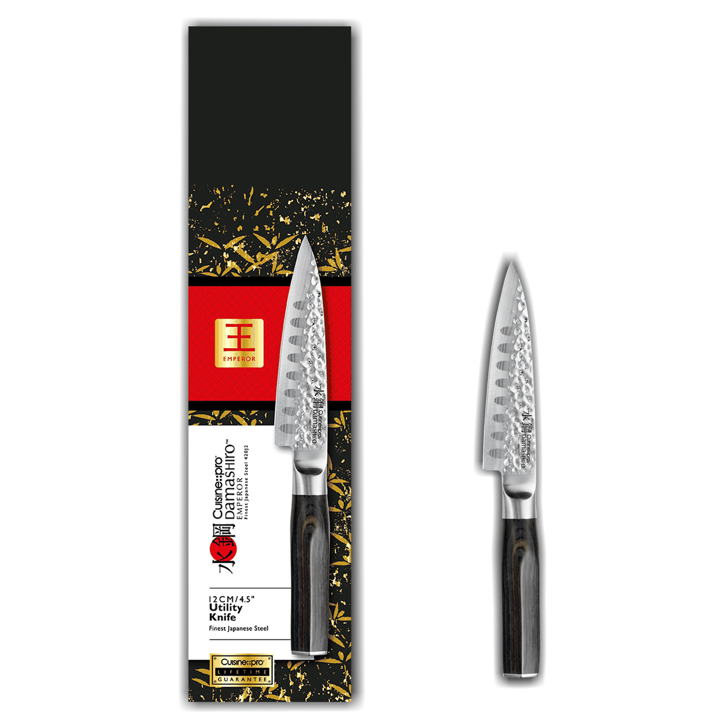 Couteau utilitaire 11,5 cm Damashiro EMPEROR®Cuisine::pro®