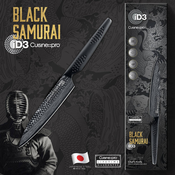 Cuisine::pro® iD3 BLACK SAMURAI™ Chef's Knife 5in