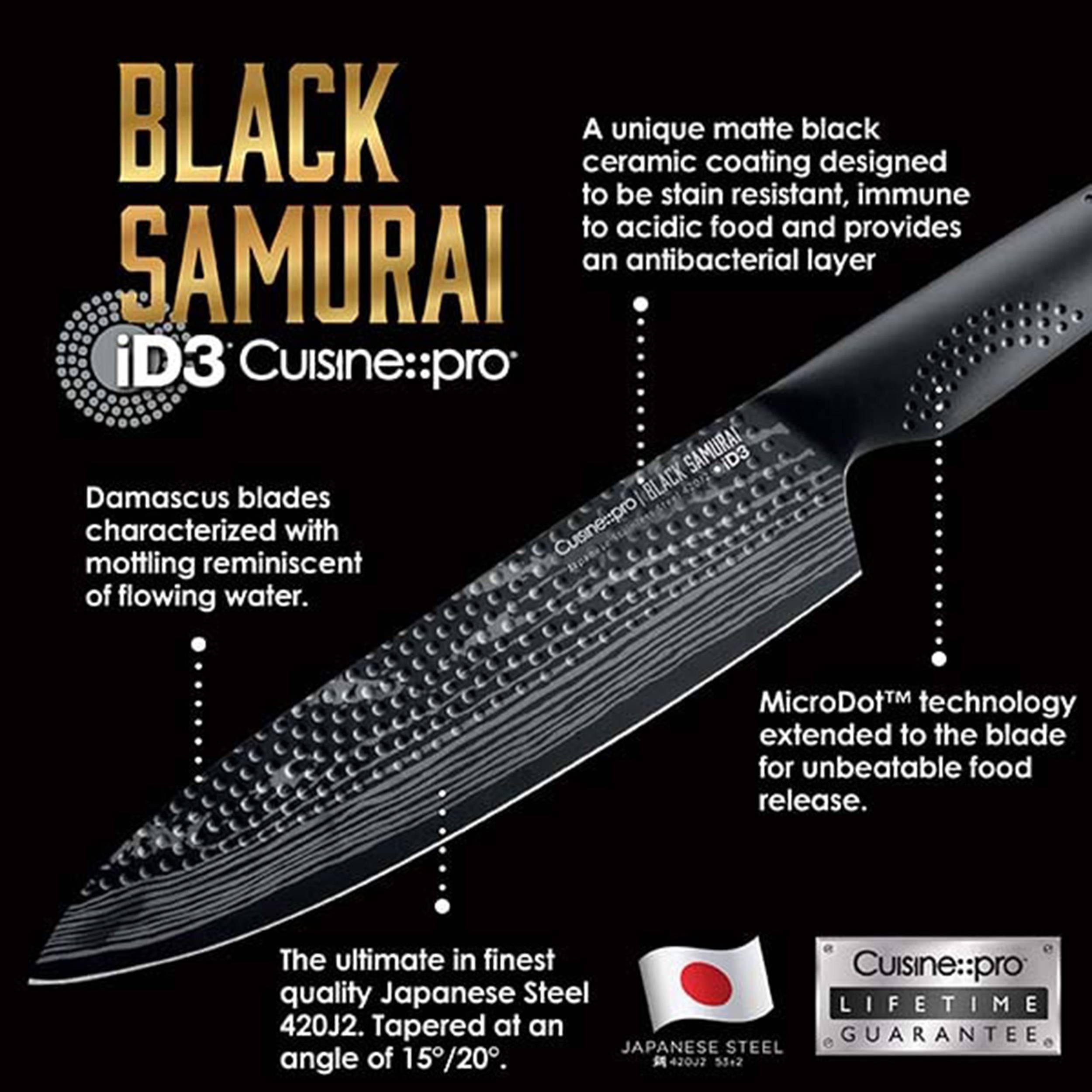 Cuisine::pro® iD3 BLACK SAMURAI™ Paring Knife 3.5in