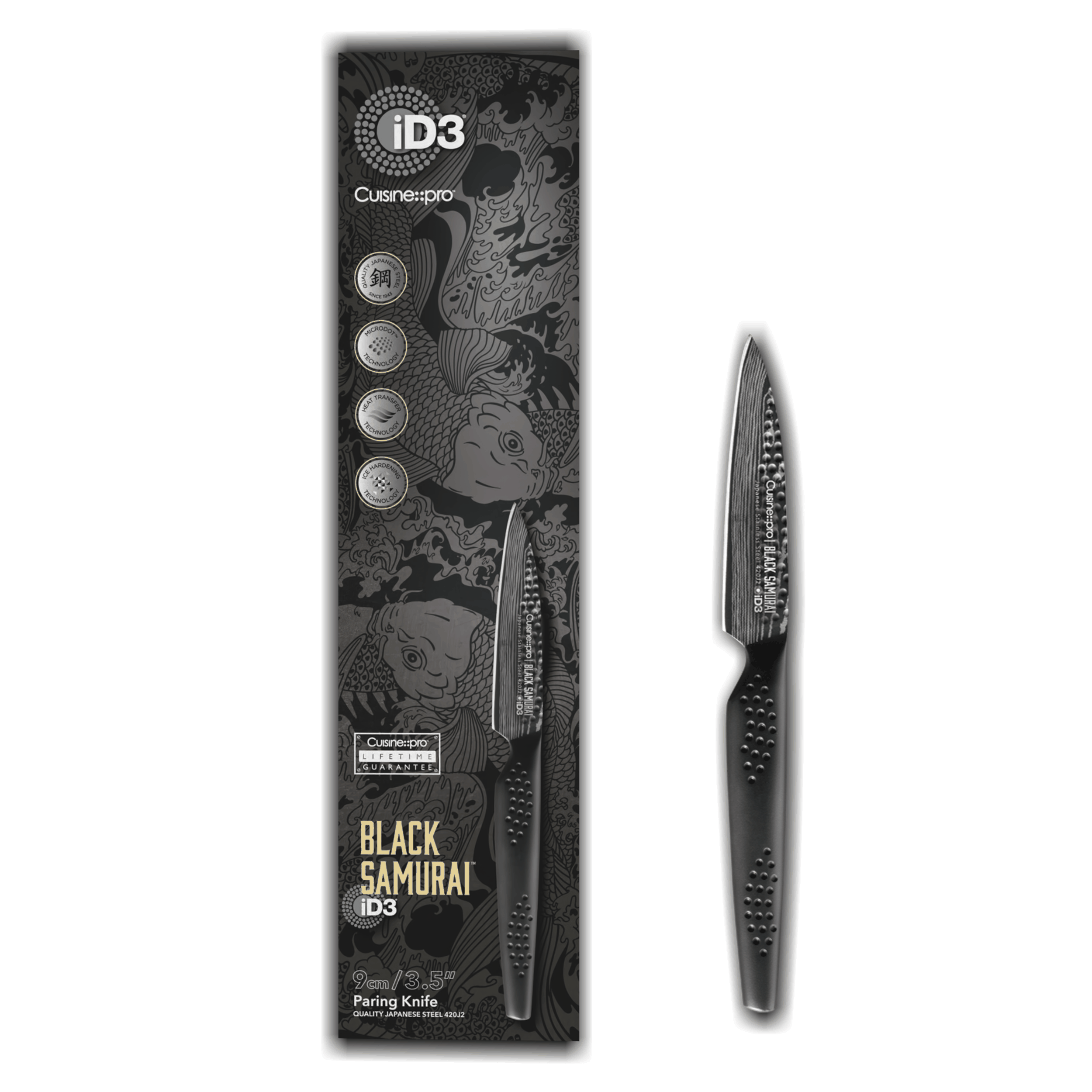 Cuisine::pro® iD3 BLACK SAMURAI™ Paring Knife 3.5in