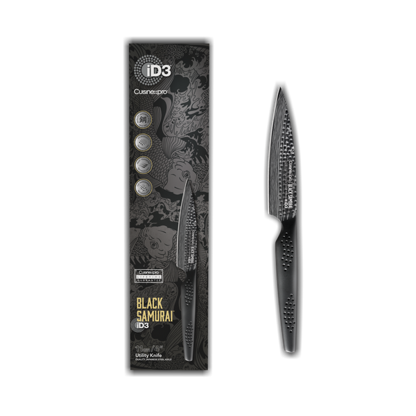 Cuisine::pro® iD3 BLACK SAMURAI™ Utility Knife 4in