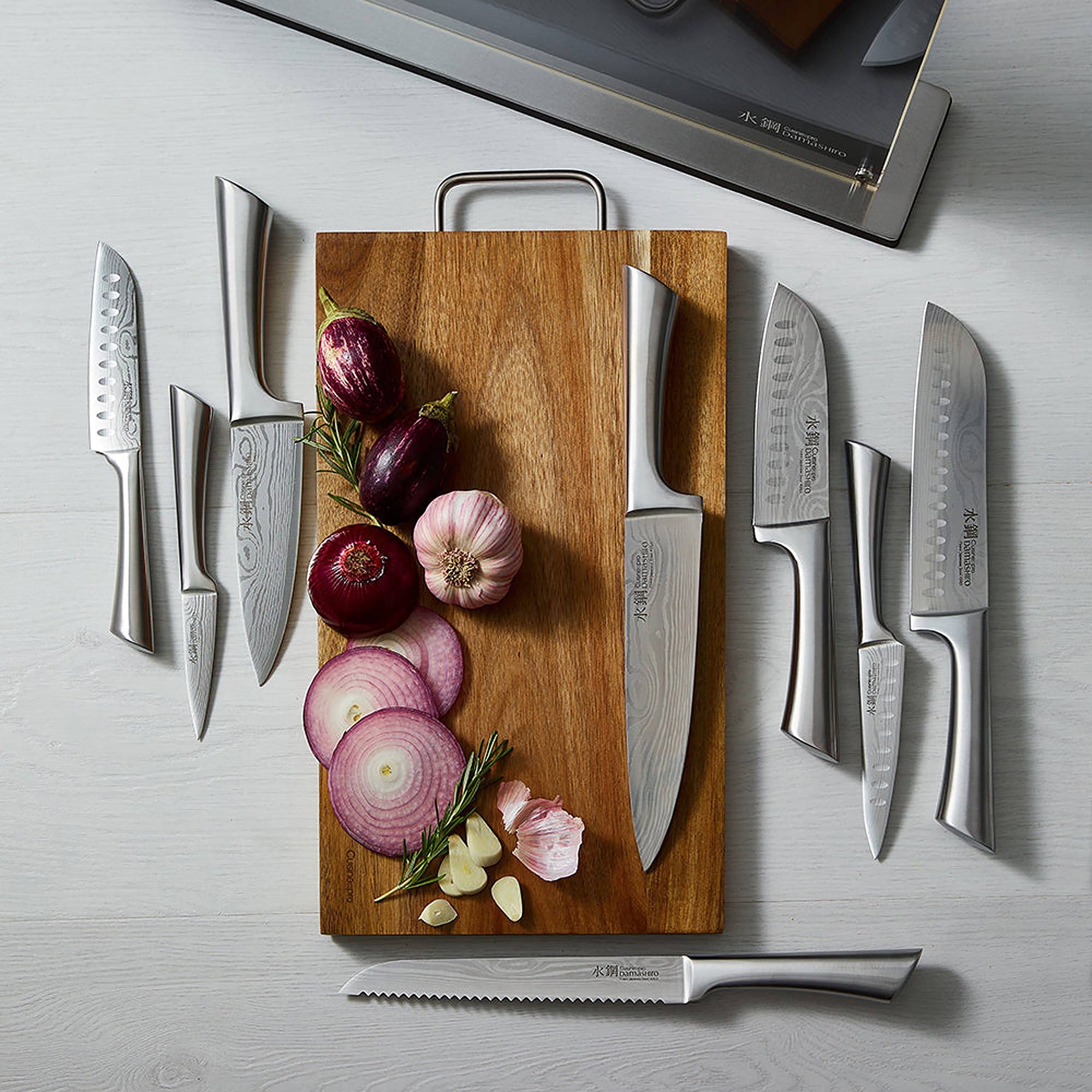 Bloc de couteaux 10 pièces Bodo Damashiro®Cuisine::pro®