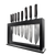 Cuisine::pro® Damashiro EMPEROR® Hisa 9-Piece Knife Block