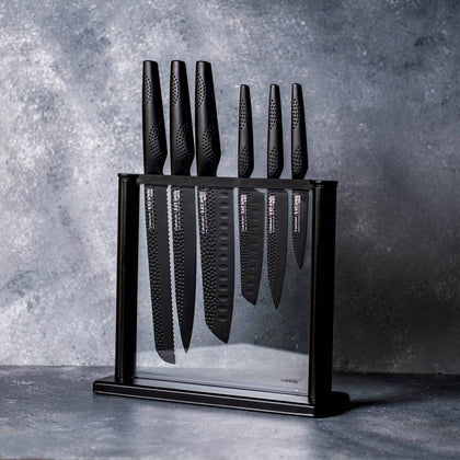Cuisine::pro® iD3 BLACK SAMURAI™ Gozen 7-Piece Knife Block