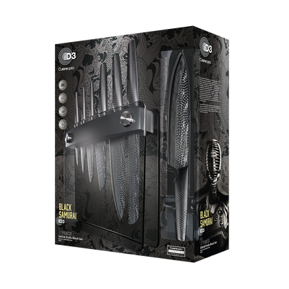 Cuisine::pro® iD3 BLACK SAMURAI™ Sakai Knife Block 7-Piece