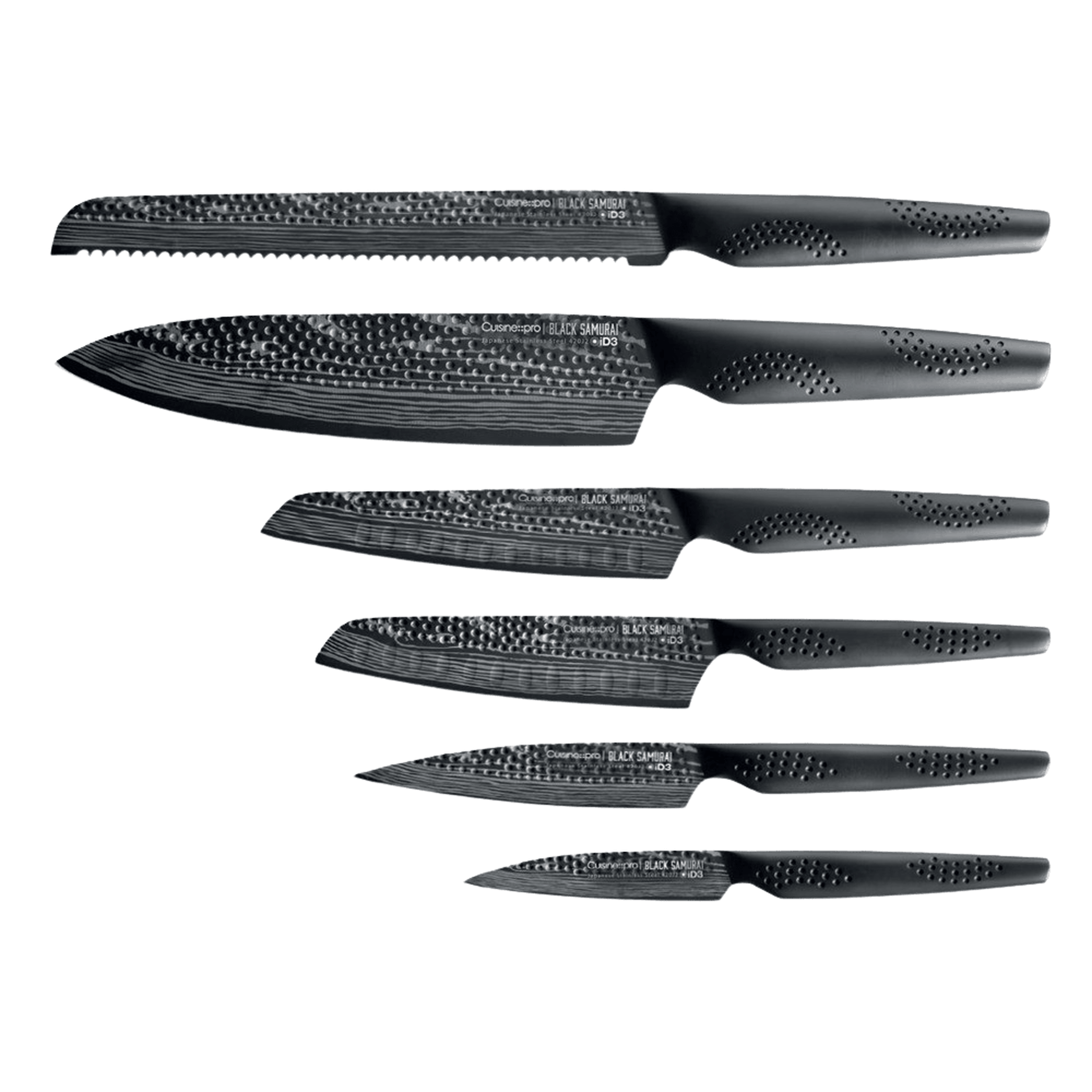 Cuisine::pro® iD3 BLACK SAMURAI™ Sakai Knife Block 7-Piece
