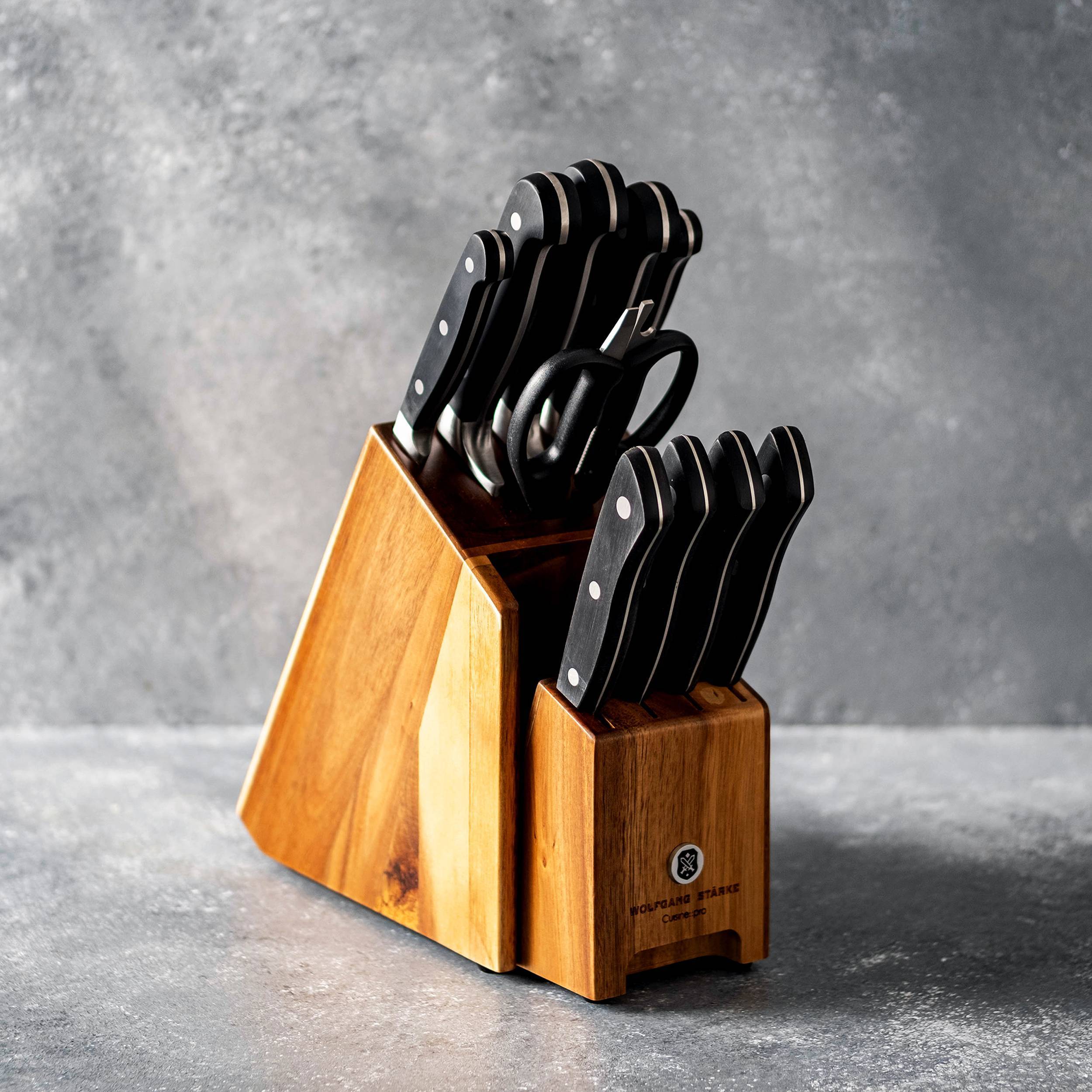 Bloc de couteaux 11 pièces Kutchin WOLFGANG STARKECuisine::pro®