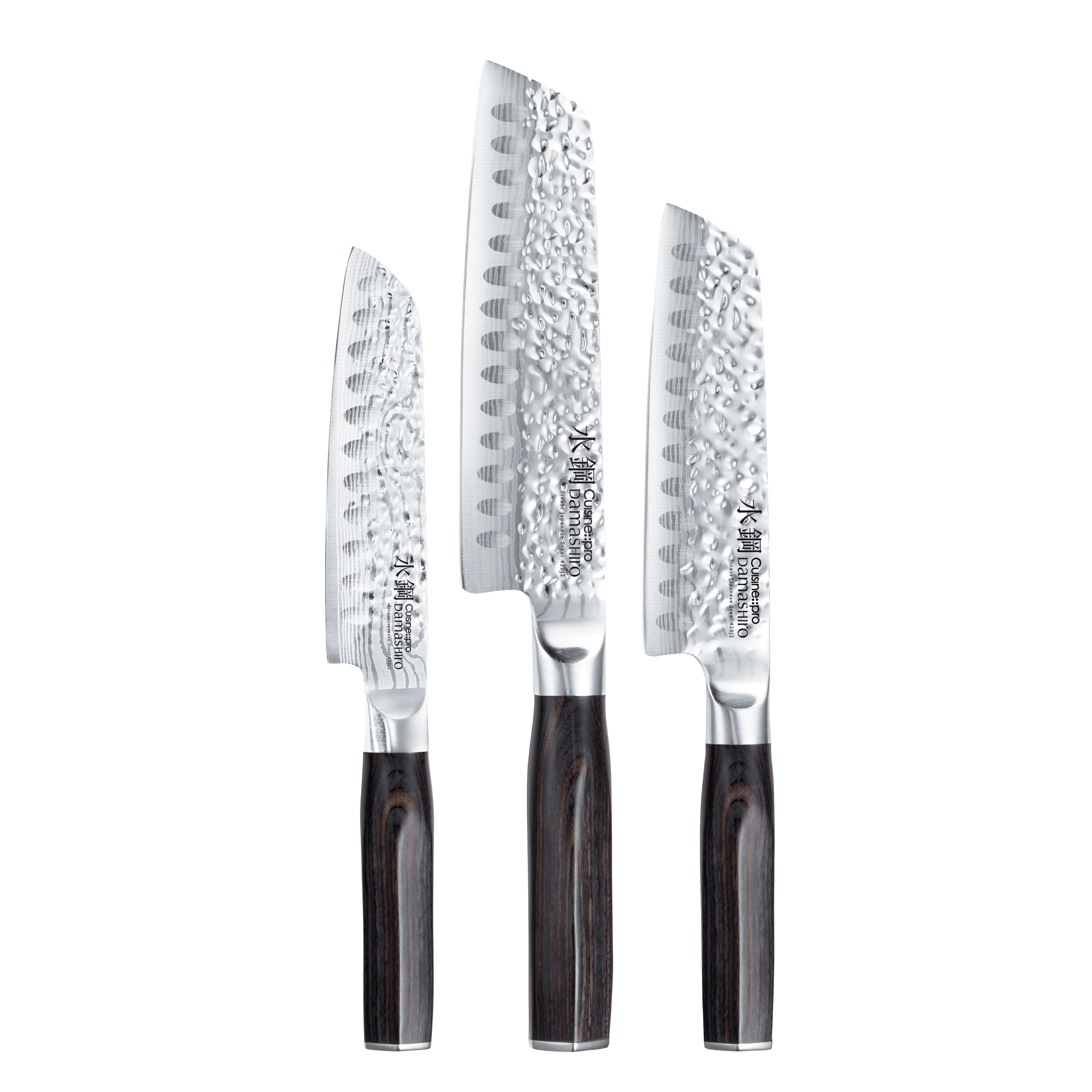 Cuisine::pro® Damashiro EMPEROR® 3-Piece Santoku Set