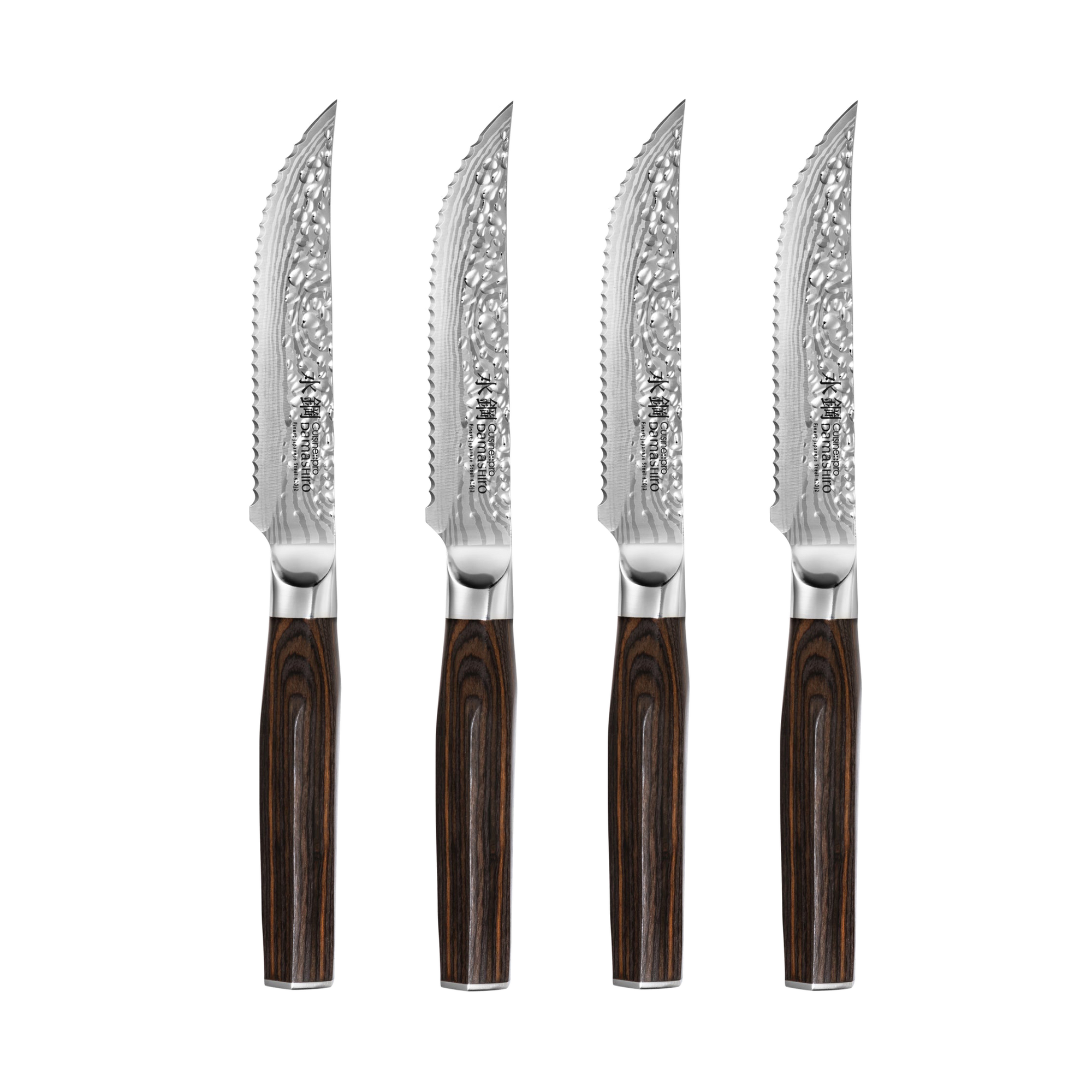 Ensemble de 4 couteaux à steak Damashiro EMPEROR®Cuisine::pro®