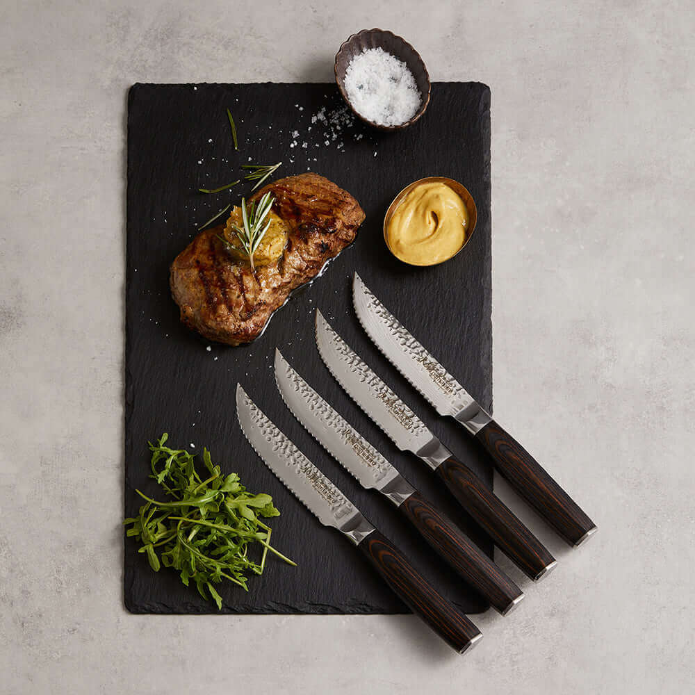 Cuisine::pro® Damashiro® EMPEROR 4-Piece Steak Knife Set 12.5cm 5in-1034456