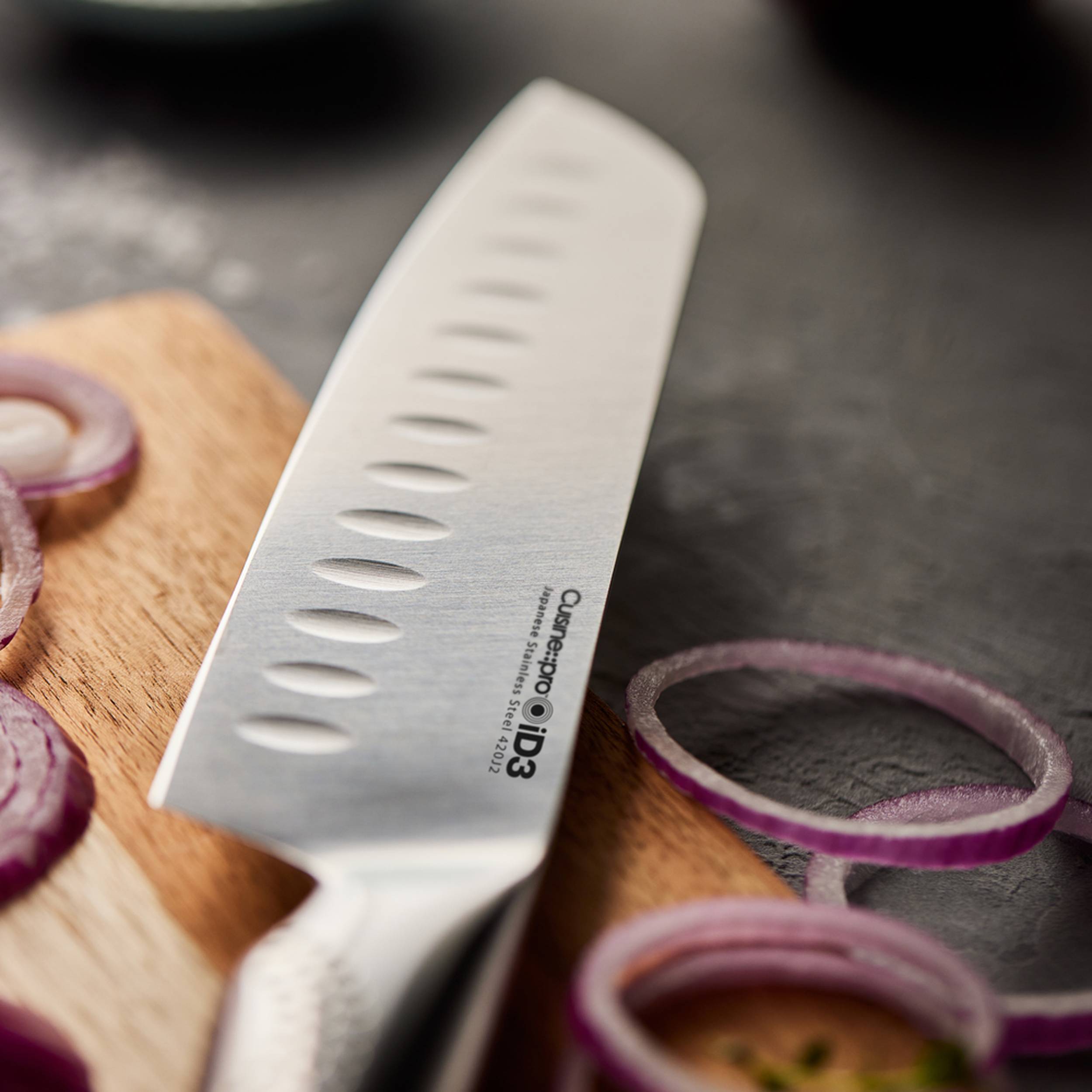 Cuisine::pro® iD3® Santoku Knife & Cutting Board Set