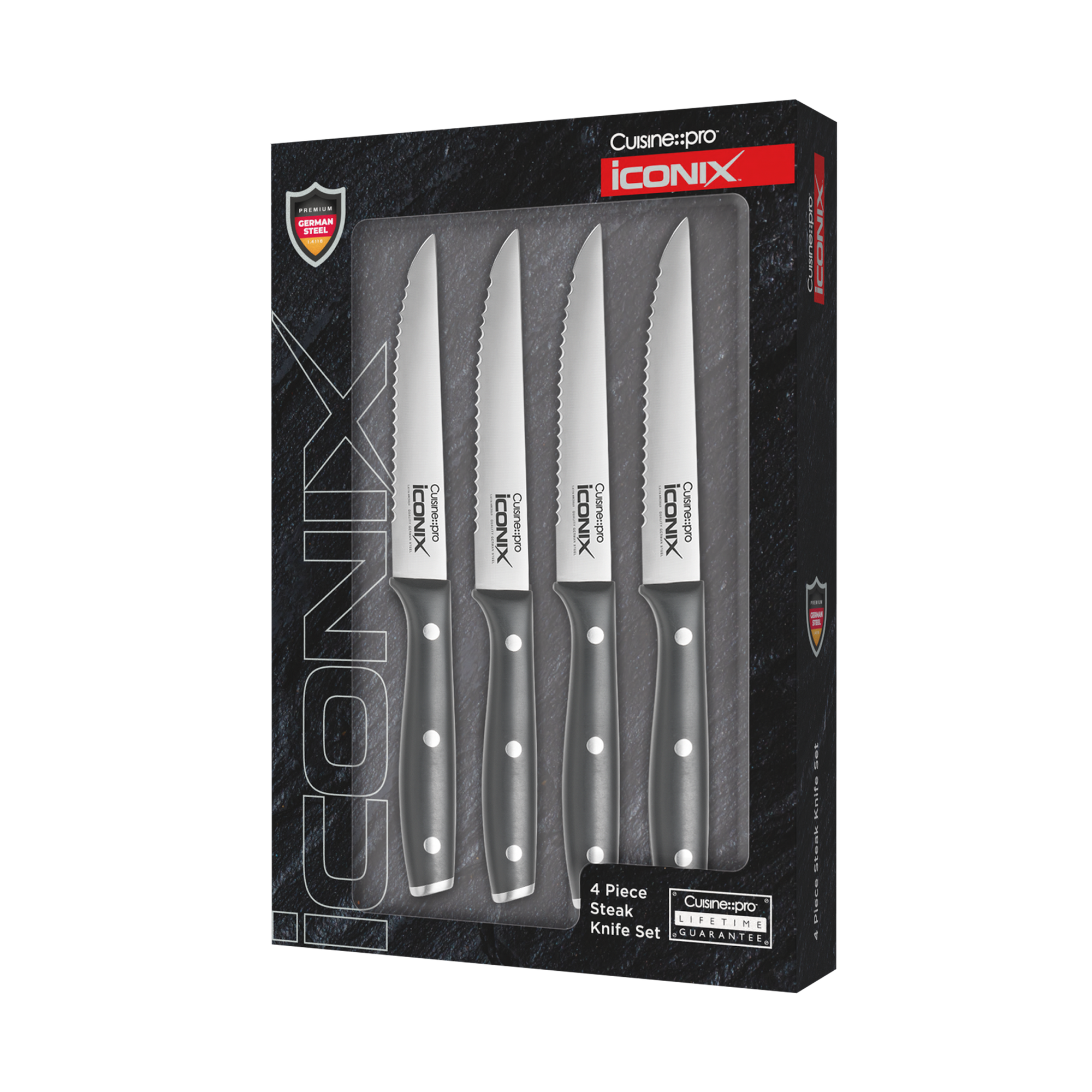 Cuisine::pro® iconiX® 4-Piece Steak Knife Set