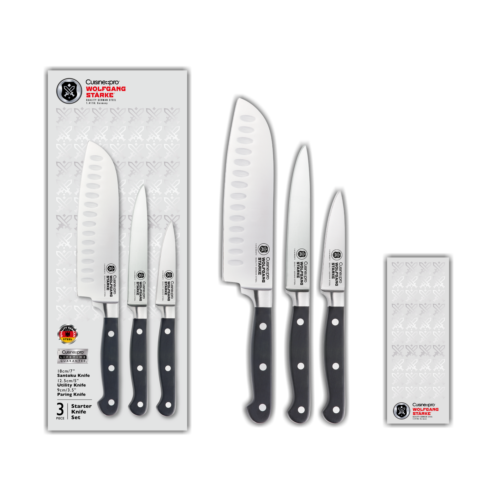 WOLFGANG STARKE™ 3-Piece Knife Set | Cuisine::pro® – The Custom