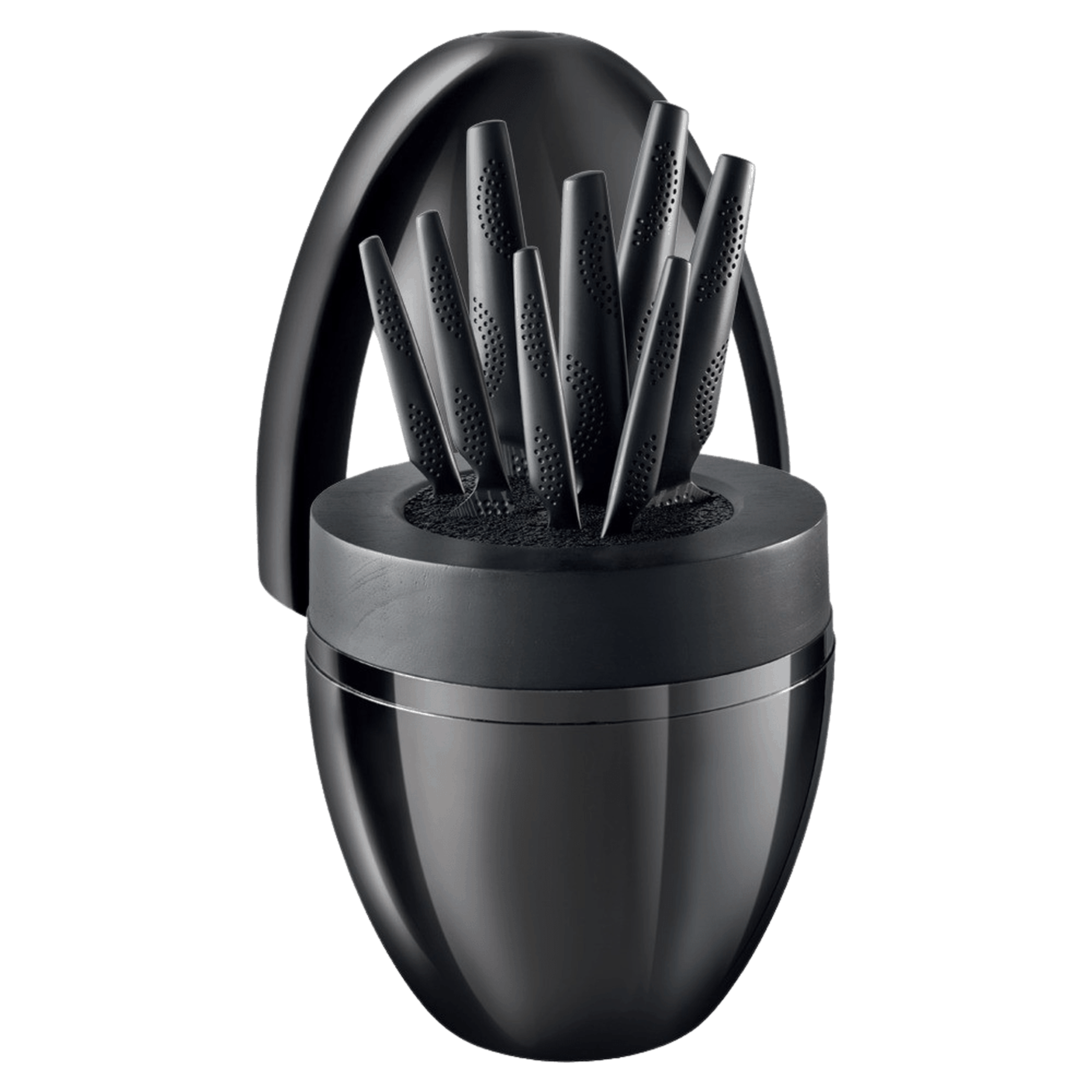 Cuisine::pro® iD3 BLACK SAMURAI™ THE EGG 9-Piece Knife Block