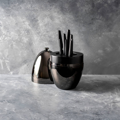 Cuisine::pro® iD3 BLACK SAMURAI™ THE EGG 9-Piece Knife Block