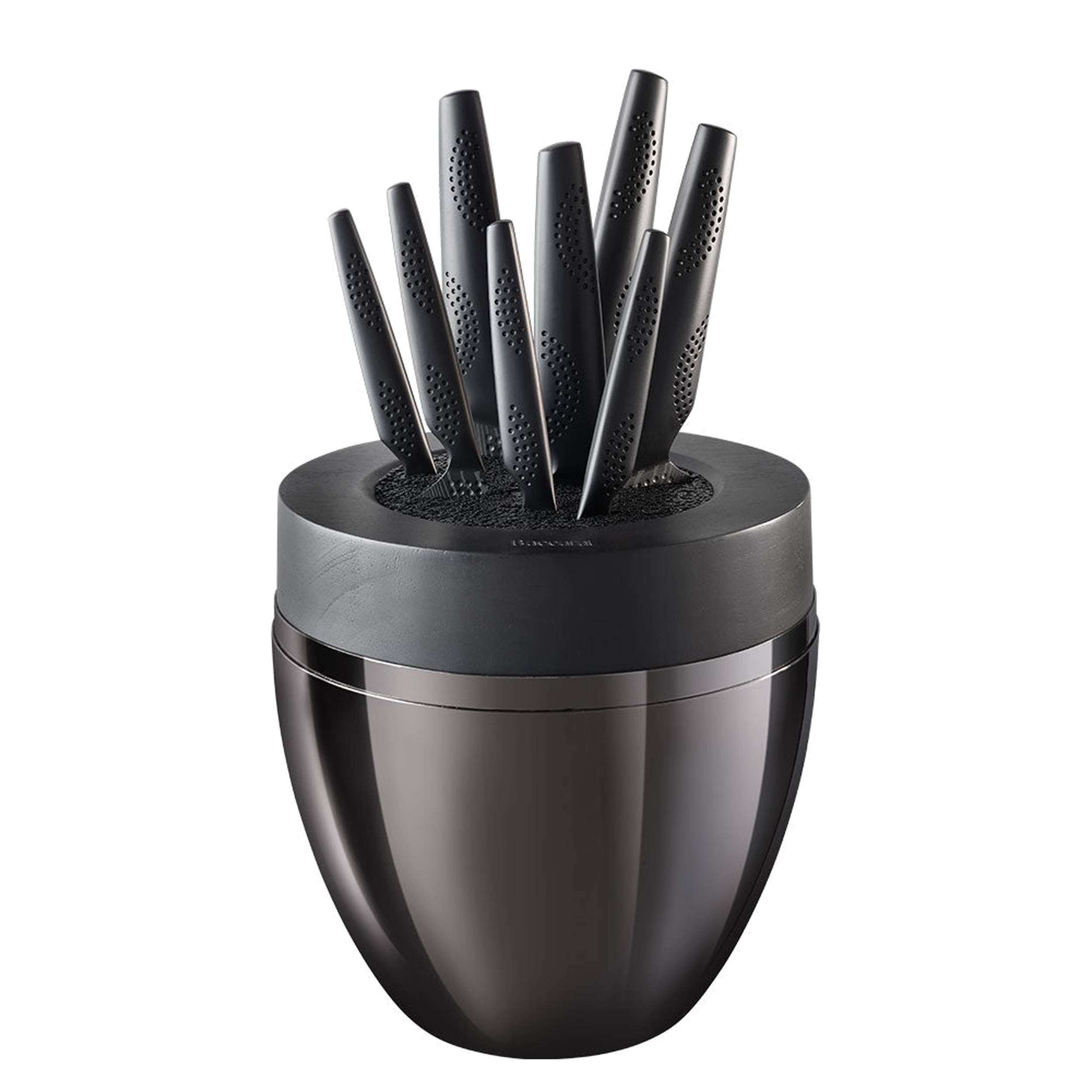 Cuisine::pro® iD3 BLACK SAMURAI™ THE EGG 9-Piece Knife Block