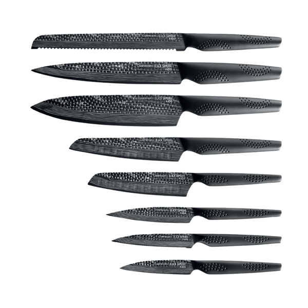 BLACK SAMURAI™ 9-Pc Knife Set | Cuisine::pro® – The Custom Chef