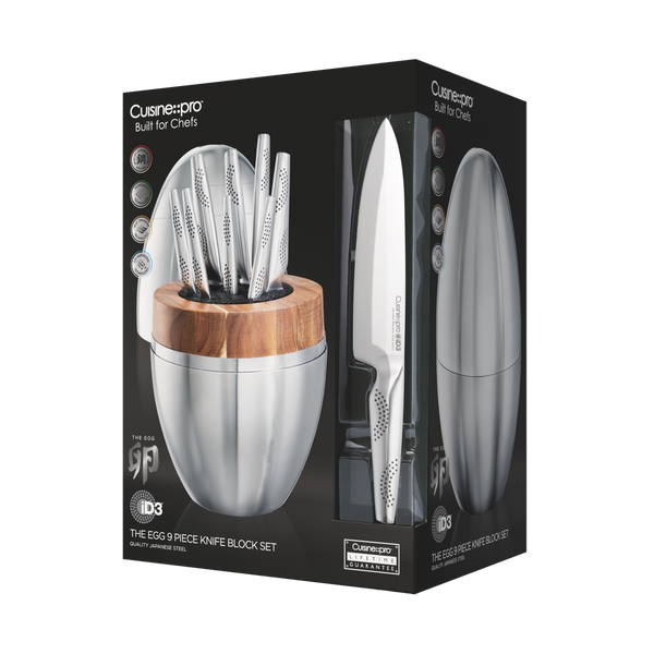 THE EGG 9-Piece Knife Set - Cuisine::pro® iD3® – The Custom Chef