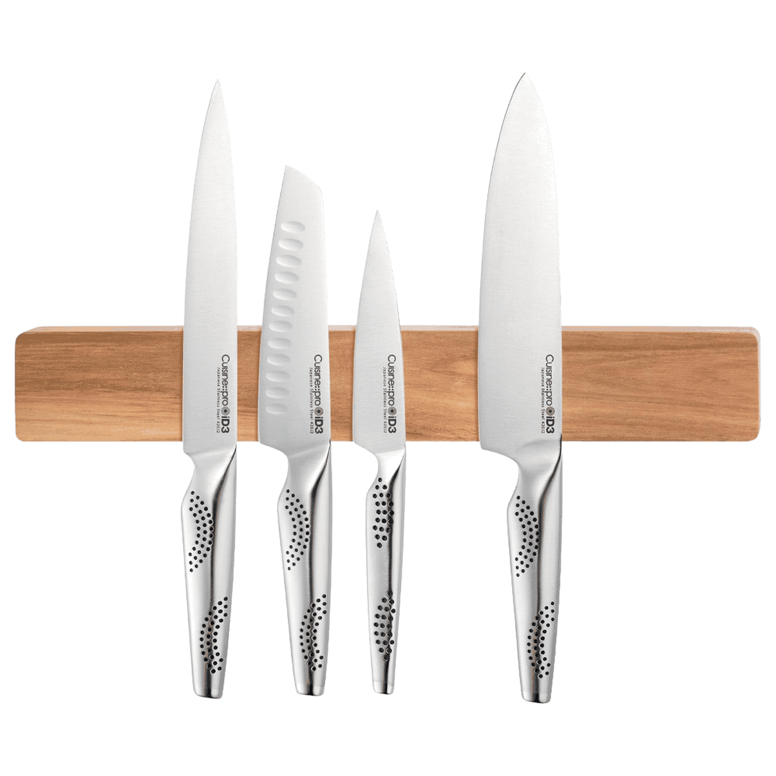 Cuisine::pro® iD3® Magnetic Acacia Wood Wall-Mounted Knife Holder