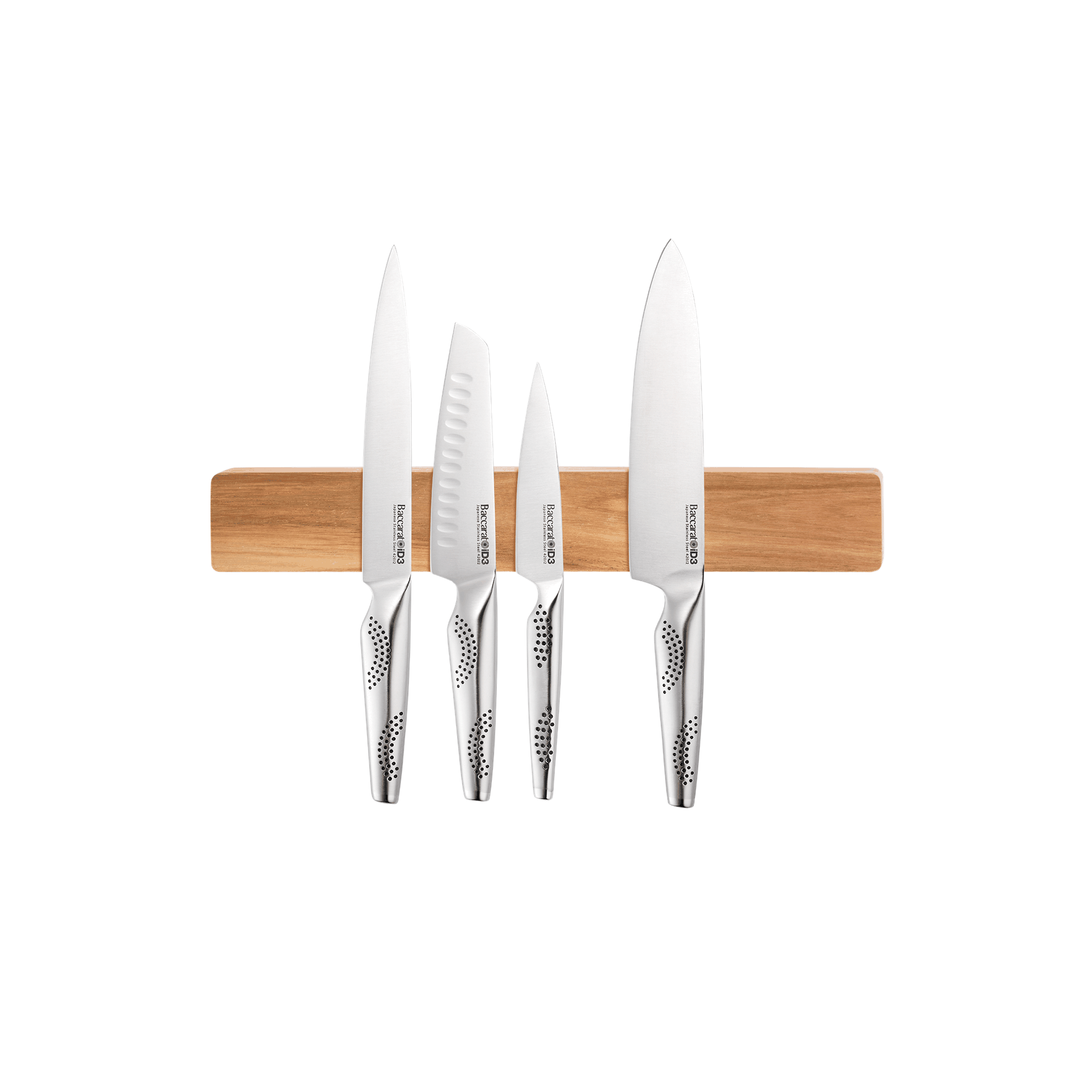 Cuisine::pro® iD3® Magnetic Acacia Wood Wall-Mounted Knife Holder