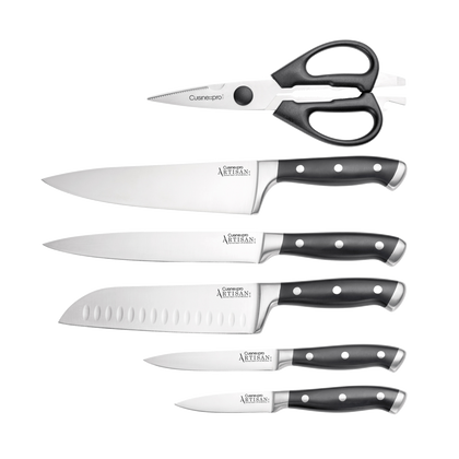Cuisine::pro® ARTISAN™ Finster 7-Piece Knife Block Set