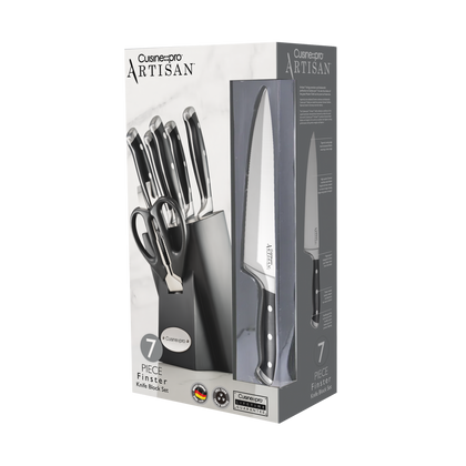 Cuisine::pro® ARTISAN™ Finster 7-Piece Knife Block Set