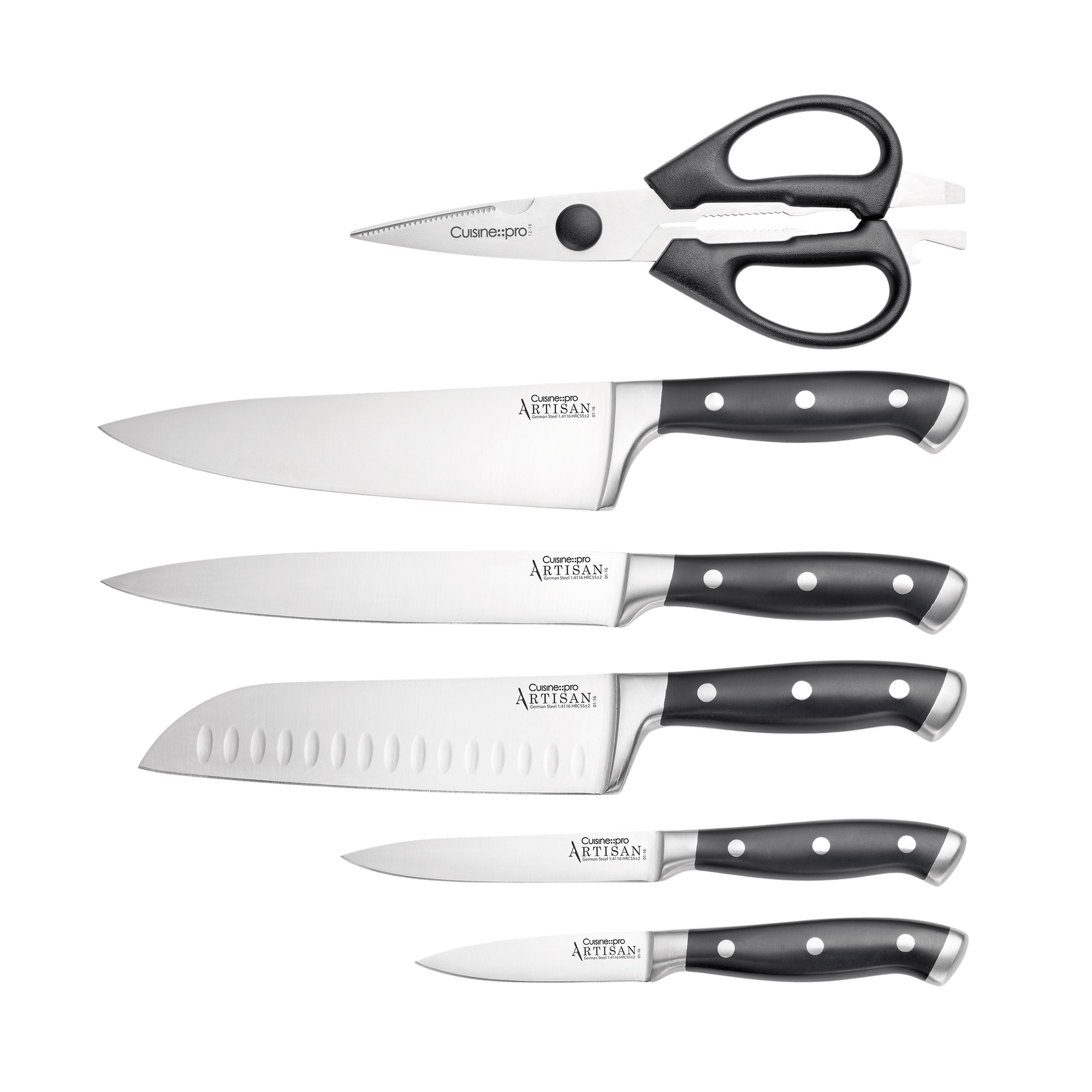 Cuisine::pro® ARTISAN™ Licht 7-Piece Knife Block