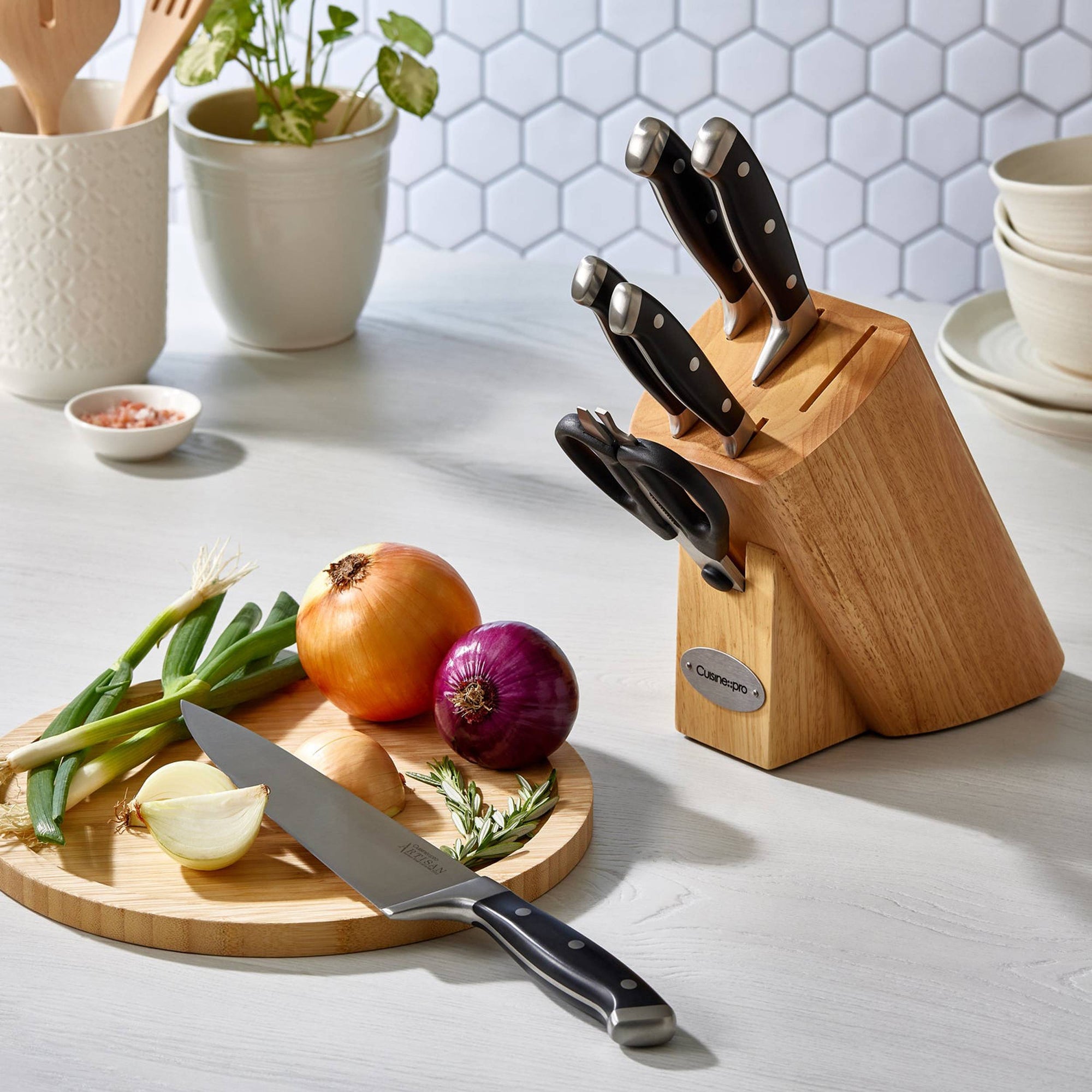 Cuisine::pro® ARTISAN™ Licht 7-Piece Knife Block
