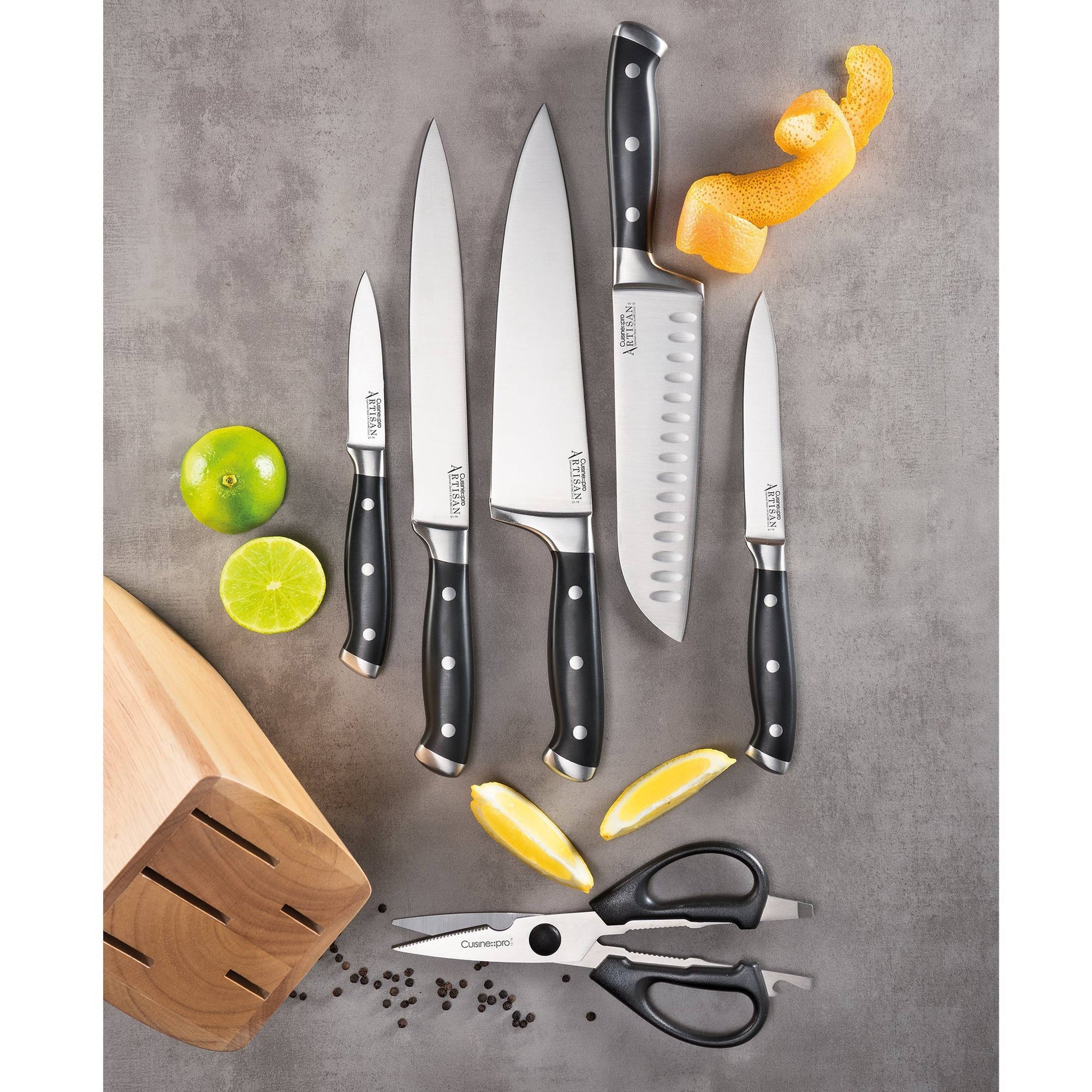 Cuisine::pro® ARTISAN™ Licht 7-Piece Knife Block