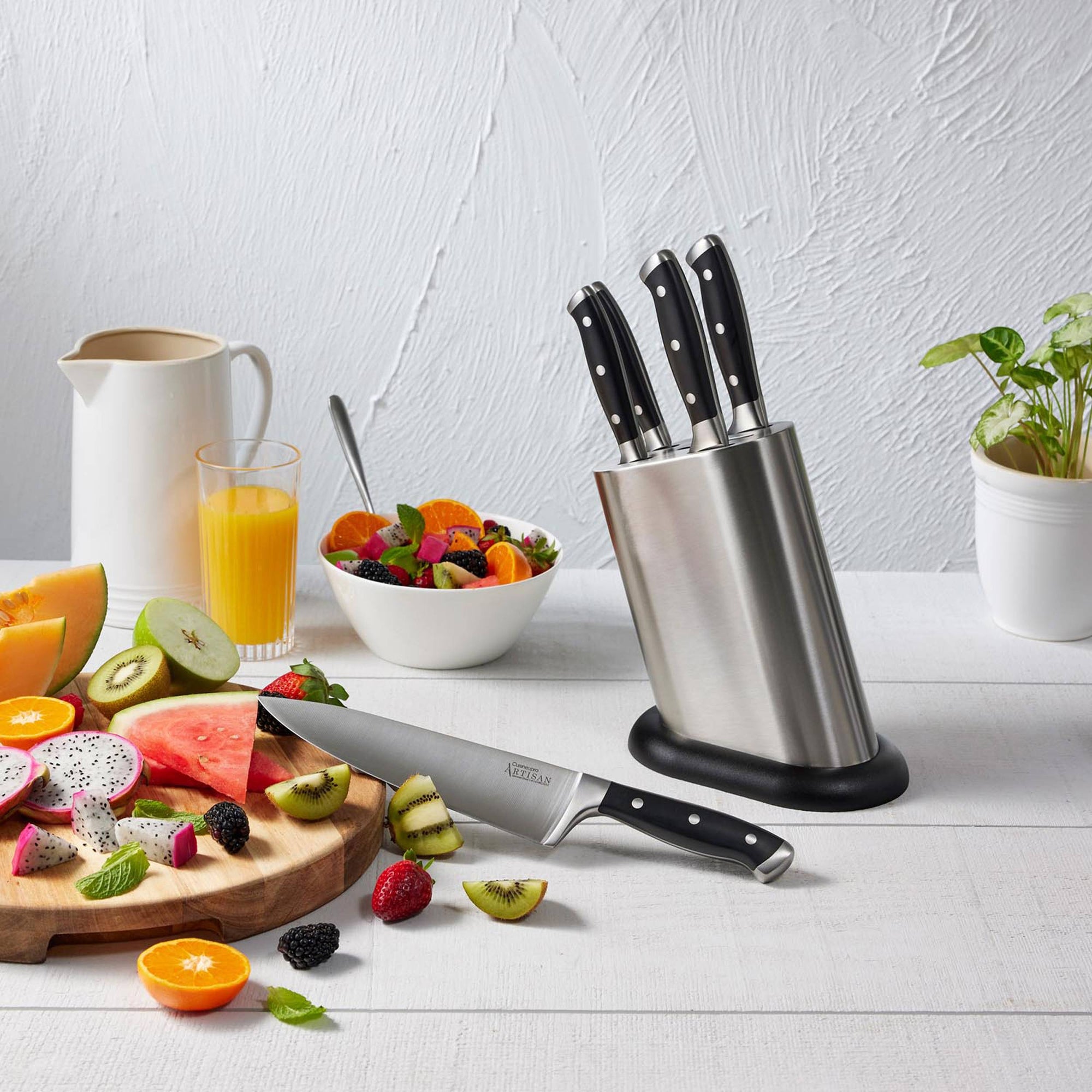 Cuisine::pro® ARTISAN™ Stahl 6-Piece Knife Block
