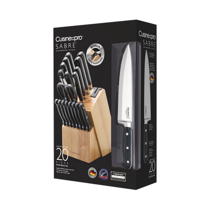 Cuisine::pro® SABRE™ 20-Piece Knife Block