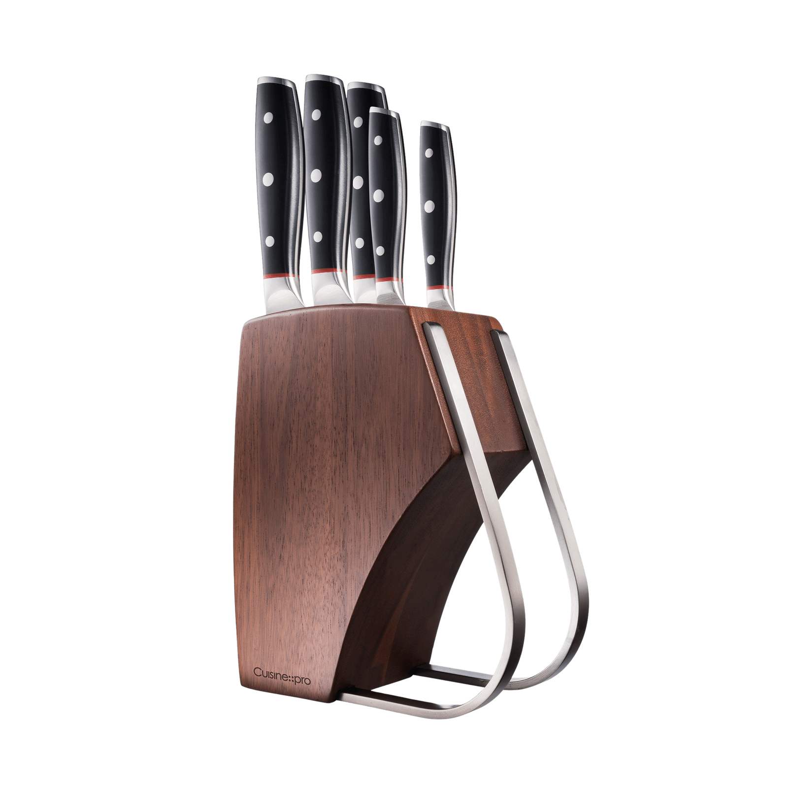 Cuisine::pro® iconiX™ Holz 6 Piece Knife Block – The Custom Chef