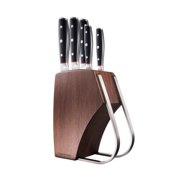 Cuisine::pro® iconiX™ Holz 6 Piece Knife Block – The Custom Chef