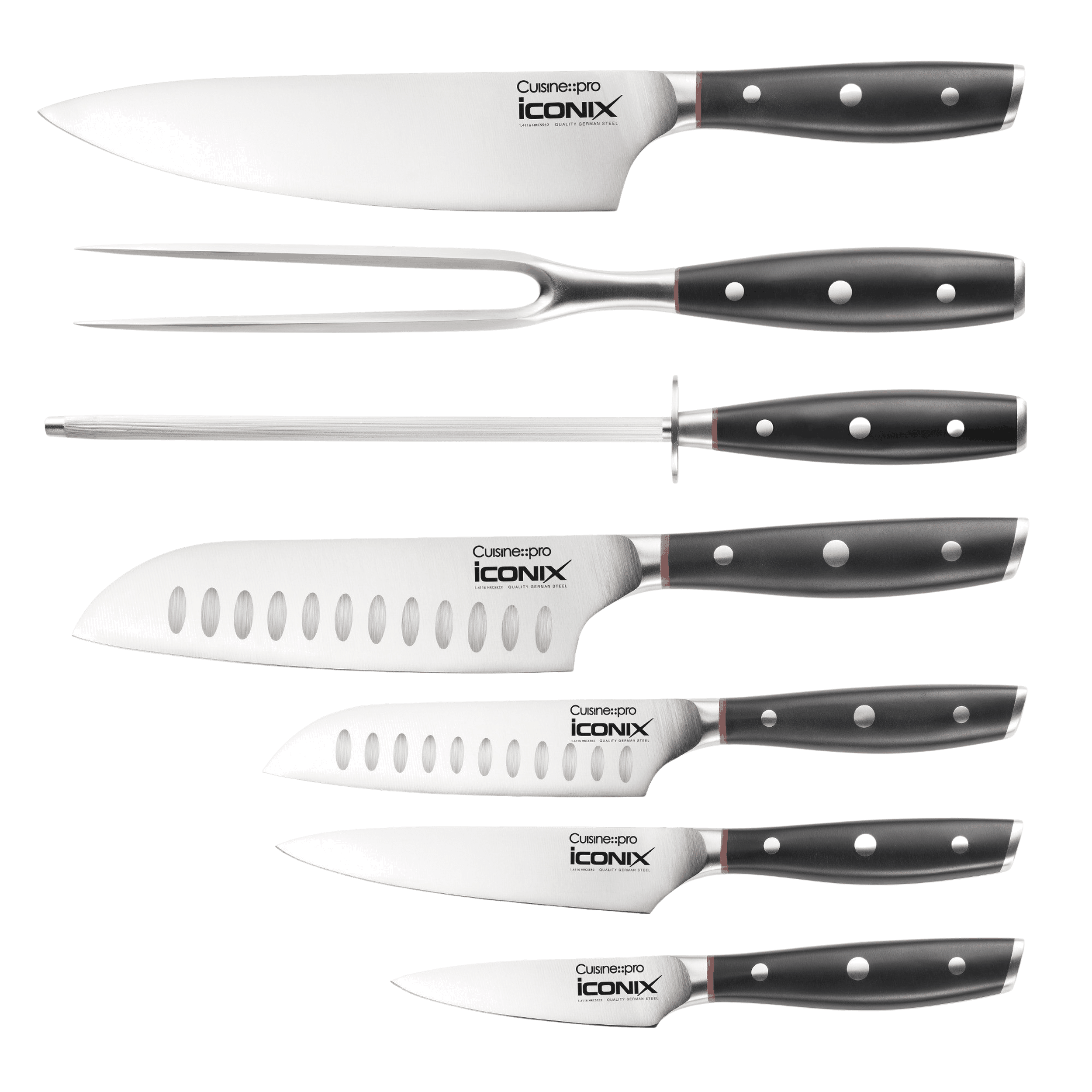 Cuisine::pro® iconiX® Drenhen 9-Piece Knife Block