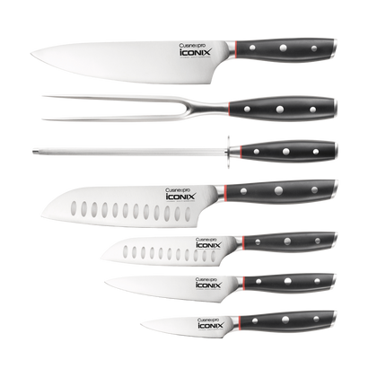 Bloc de couteaux 9 pièces Drenhen iconiX®Cuisine::pro®