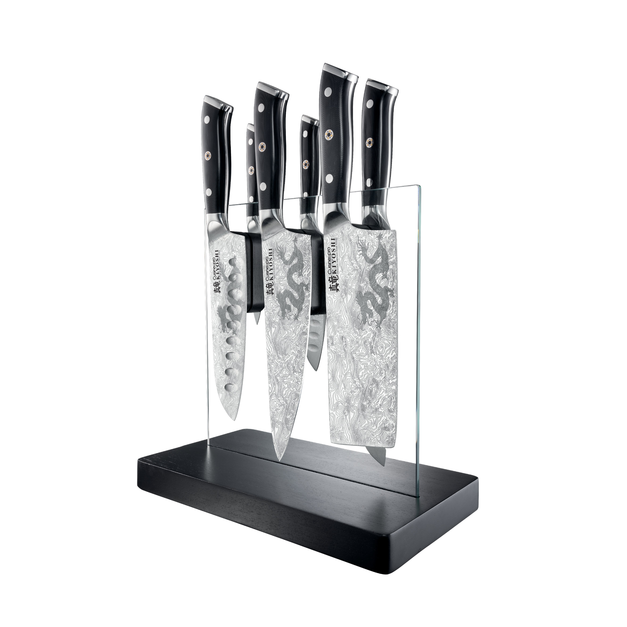 Bloc de couteaux 7 pièces Kiyo KIYOSHI®Cuisine::pro®