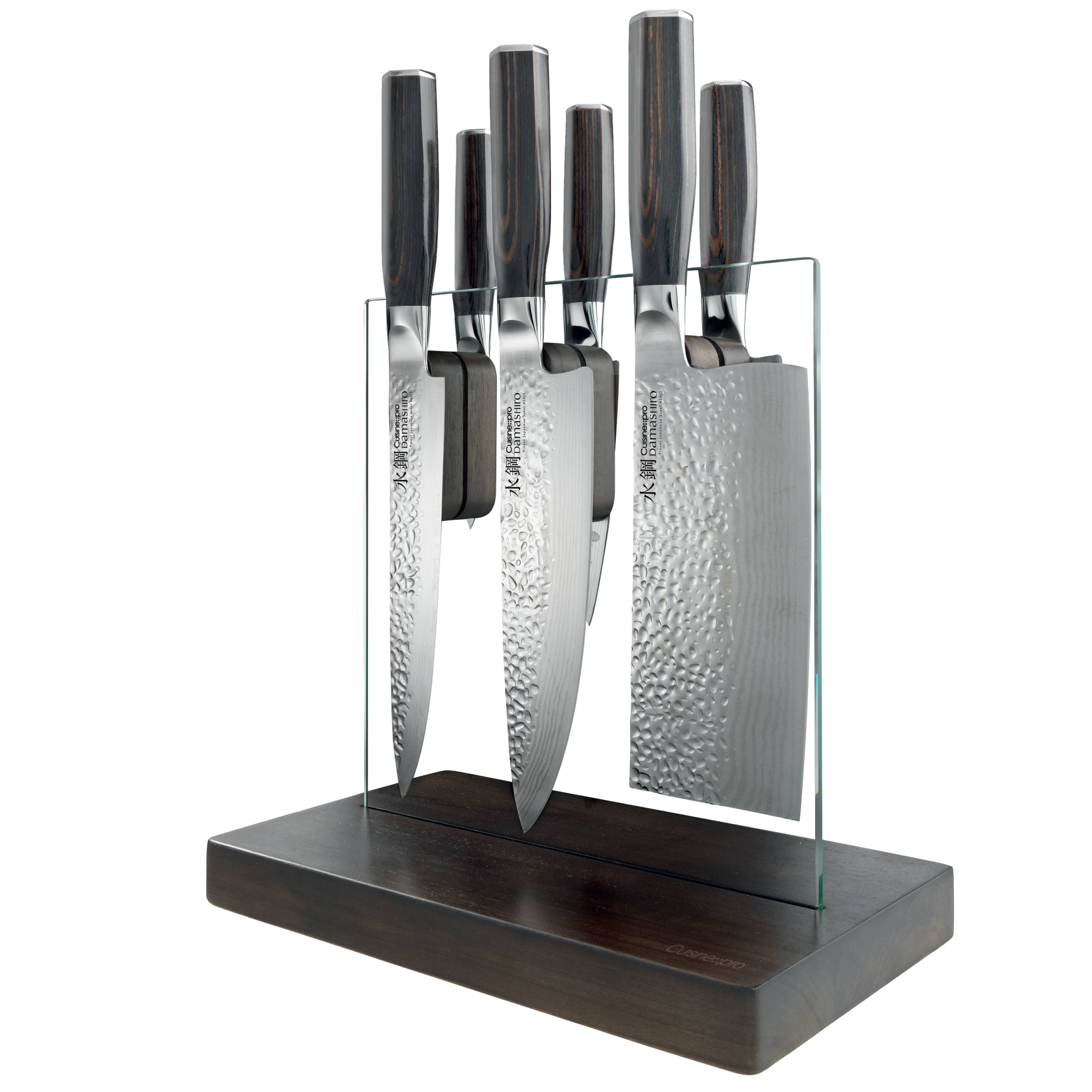 Cuisine::pro® Damashiro EMPEROR® 7-Piece Hikari Knife Block