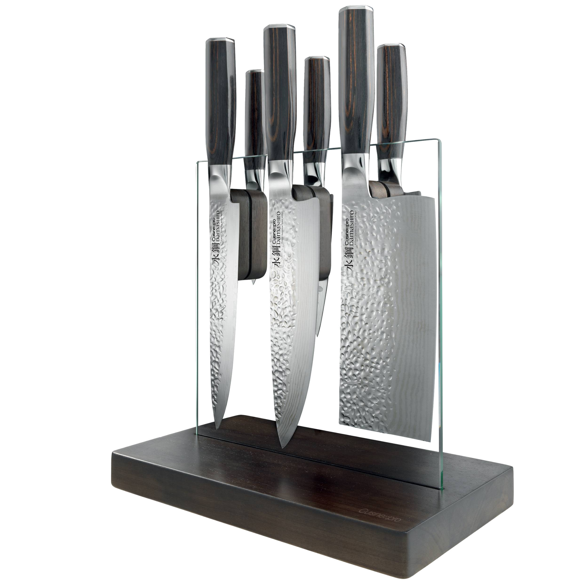 Personalization of Cuisine::pro® Damashiro EMPEROR® 7-Piece Hikari Knife Block