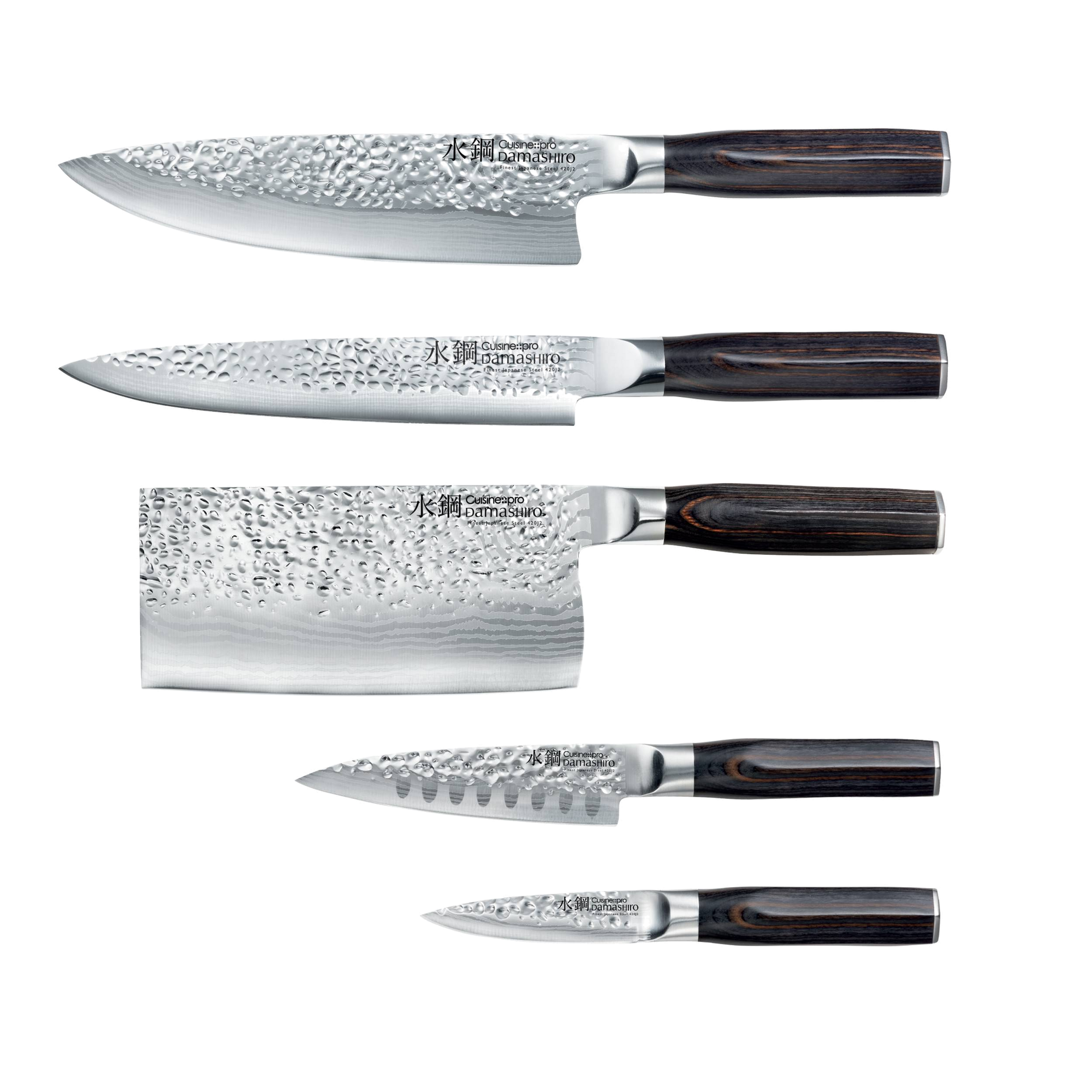 Personalization of Cuisine::pro® Damashiro EMPEROR® 7-Piece Hikari Knife Block