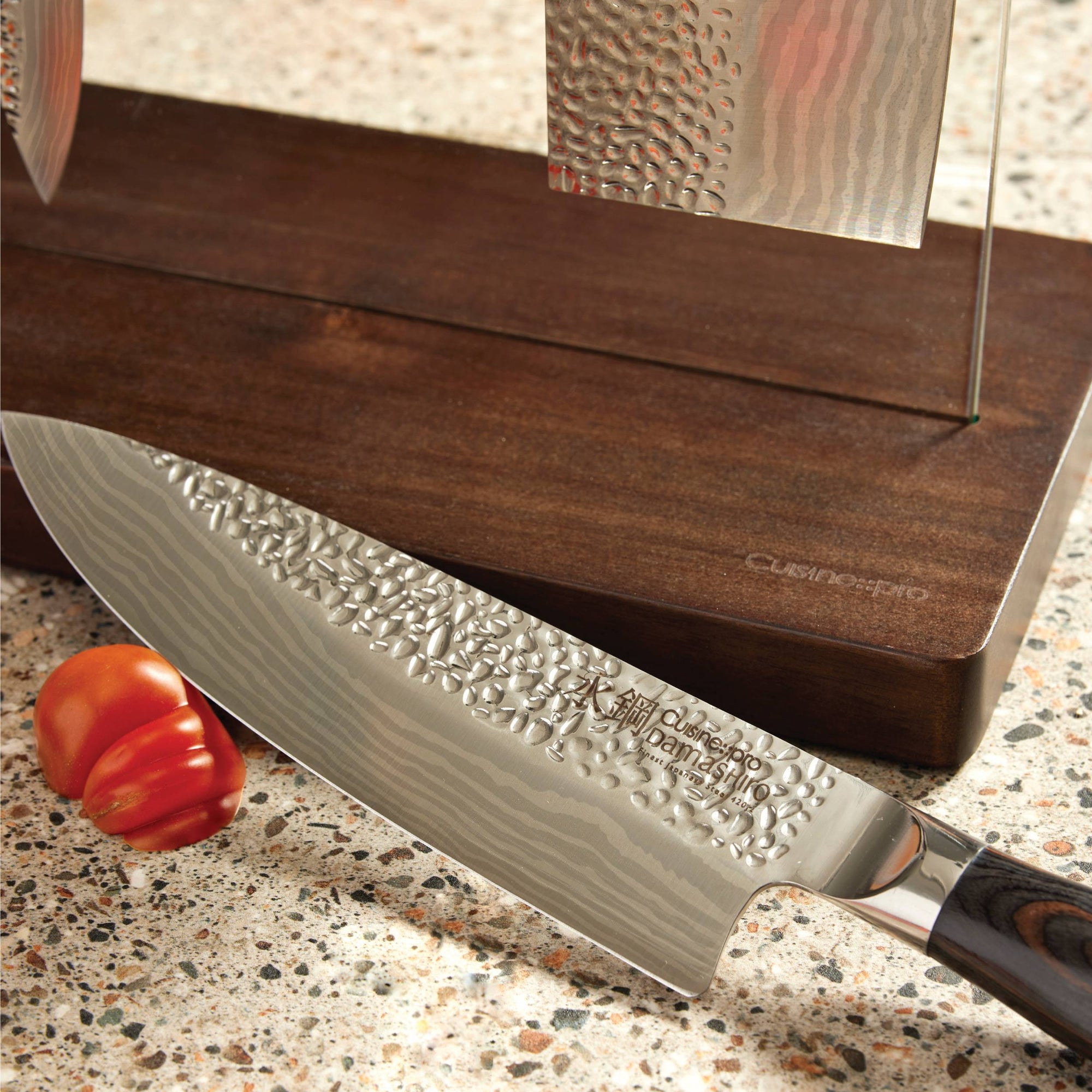 Personalization of Cuisine::pro® Damashiro EMPEROR® 7-Piece Hikari Knife Block