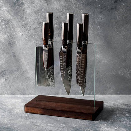 Cuisine::pro® Damashiro EMPEROR® 7-Piece Hikari Knife Block